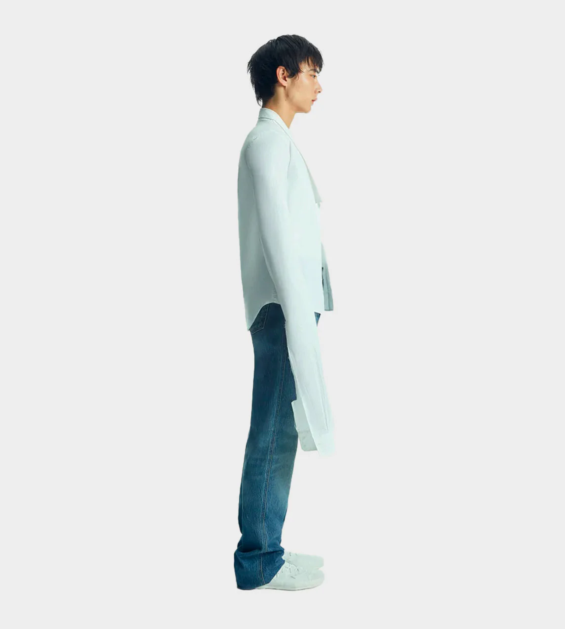 Coperni Open Collar Shirt - White - Image 9