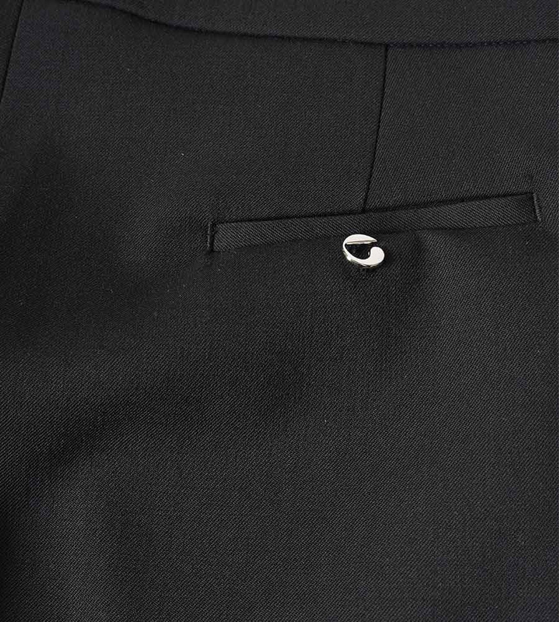 MARINE SERRE Open Knee Tailored Trousers - Black - Image 10