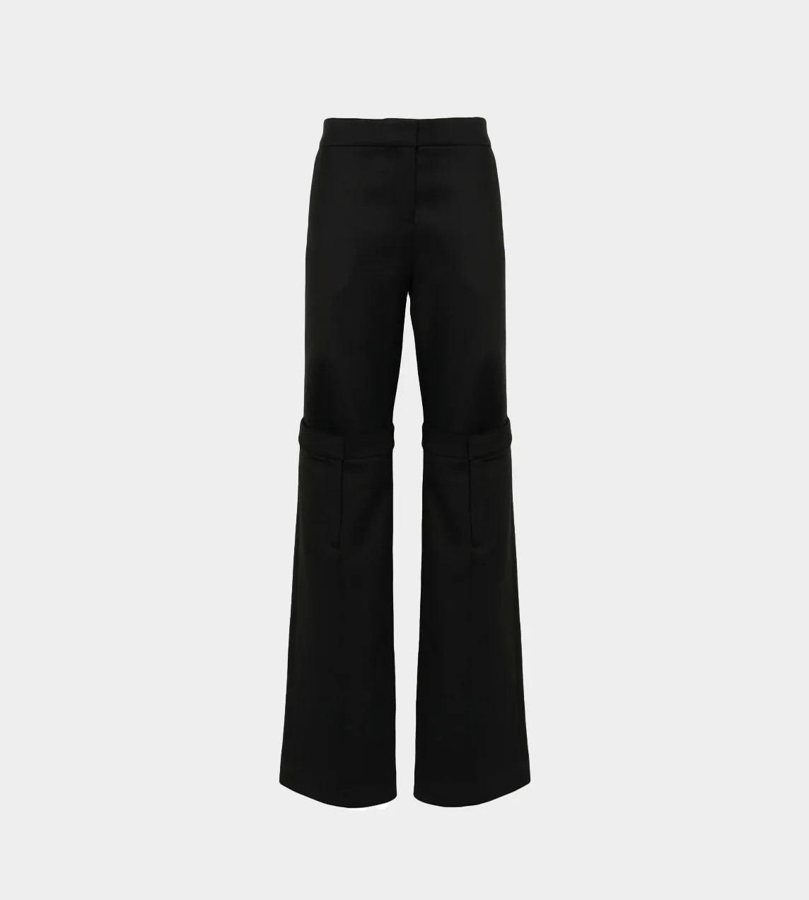 MARINE SERRE Open Knee Tailored Trousers - Black - Image 12