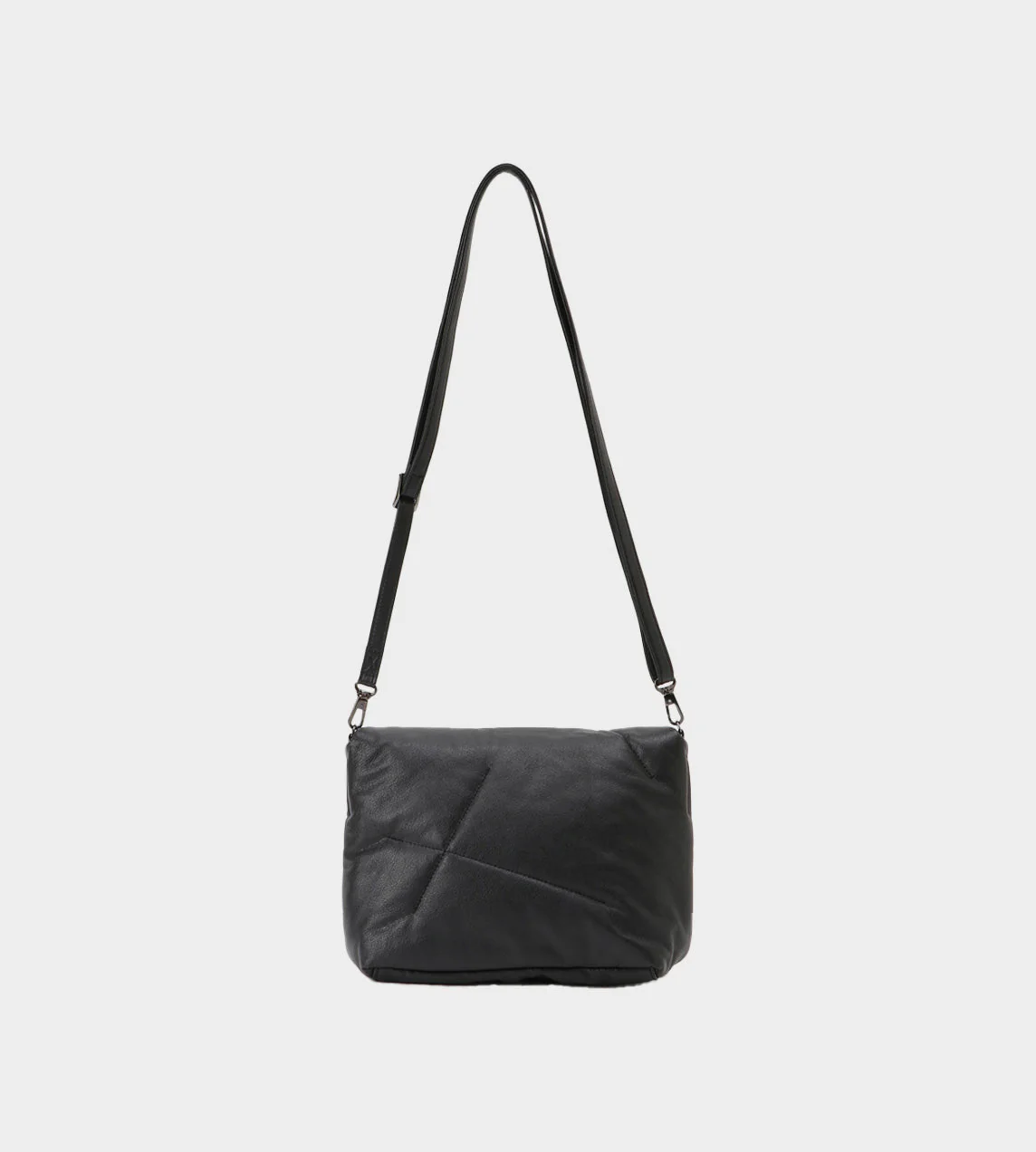 Yohji Yamamoto Discord Small Quilted Crossbody Bag - Black - Image 3