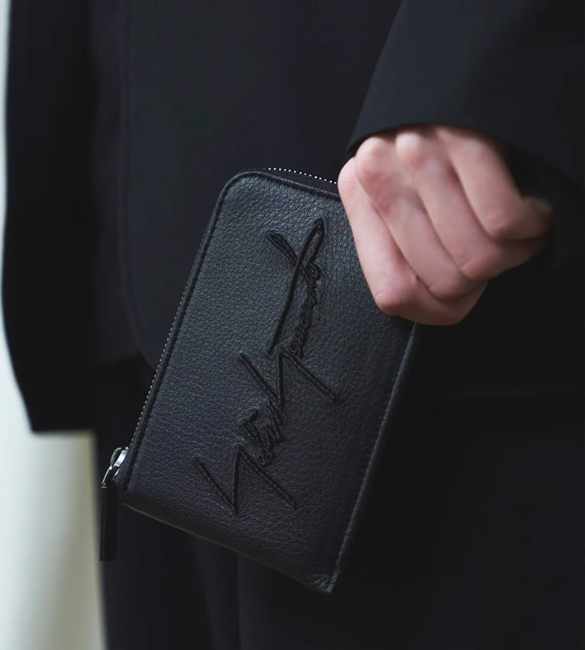 Yohji Yamamoto Discord YY Short Wallet - Black - Image 2