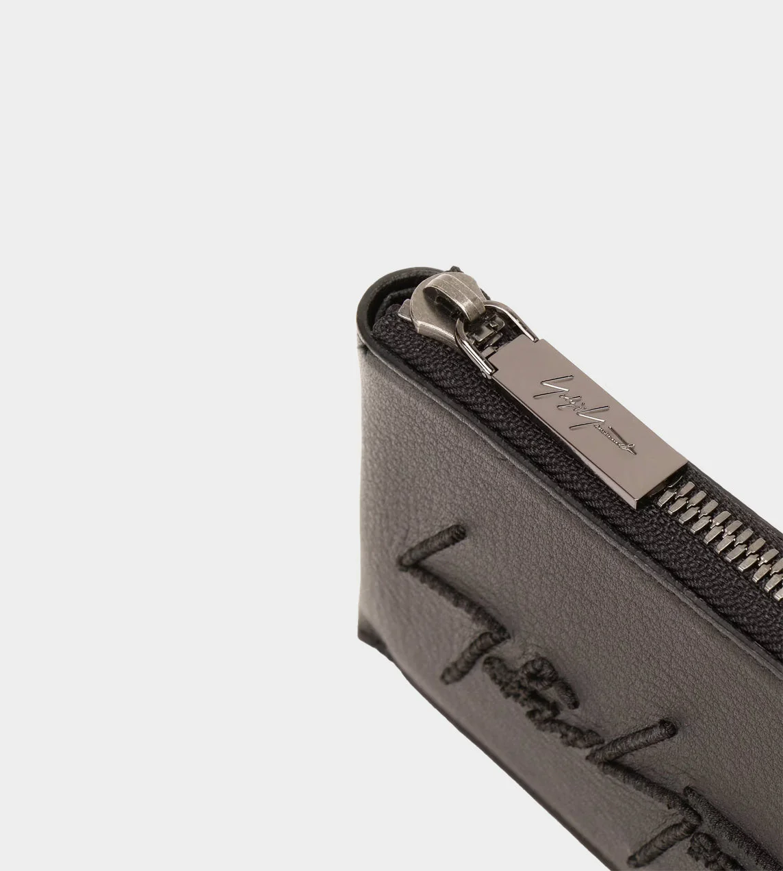 Yohji Yamamoto Discord YY Short Wallet - Black - Image 7