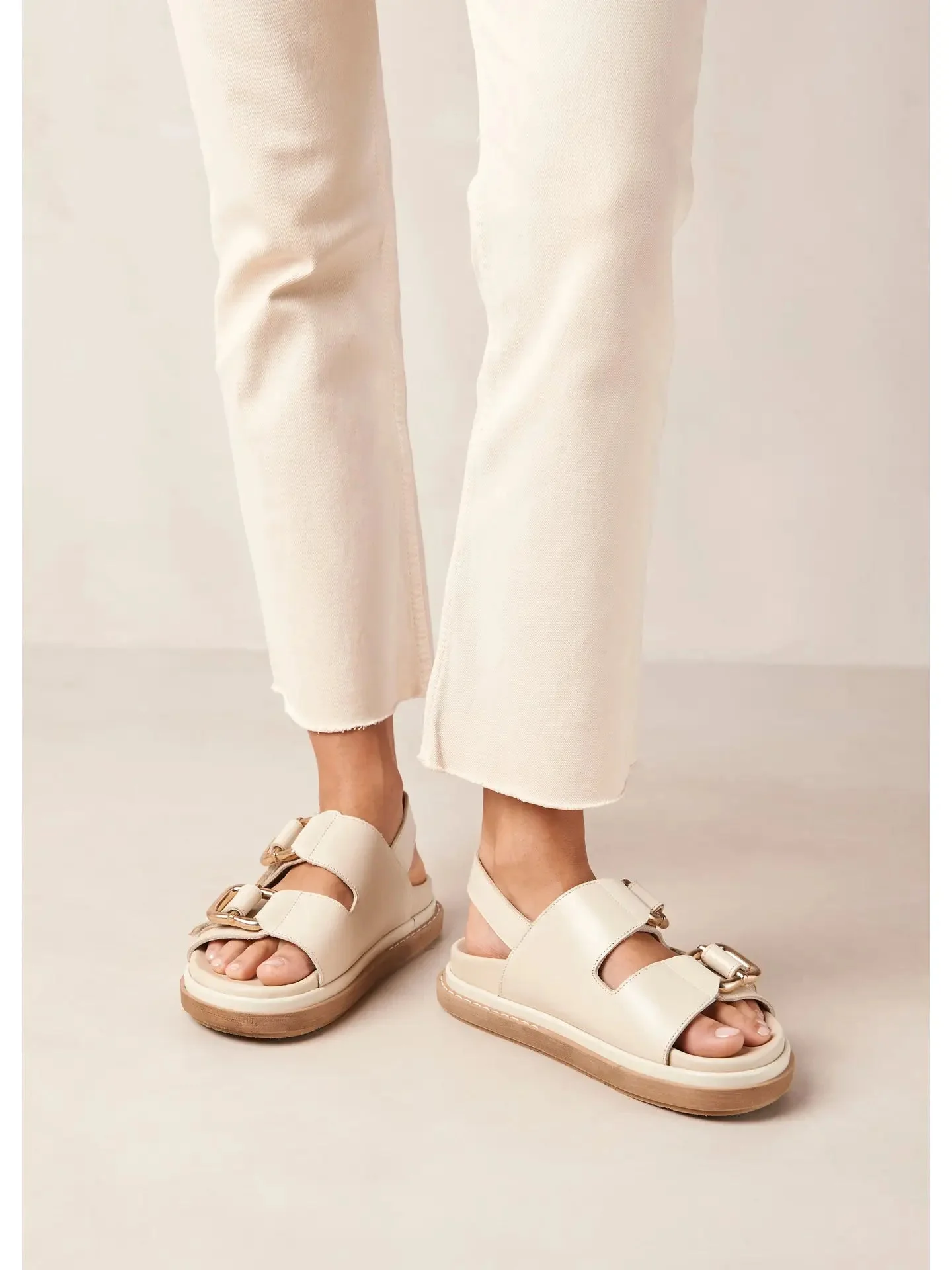 Alohas harper sandals - Cream - Image 3