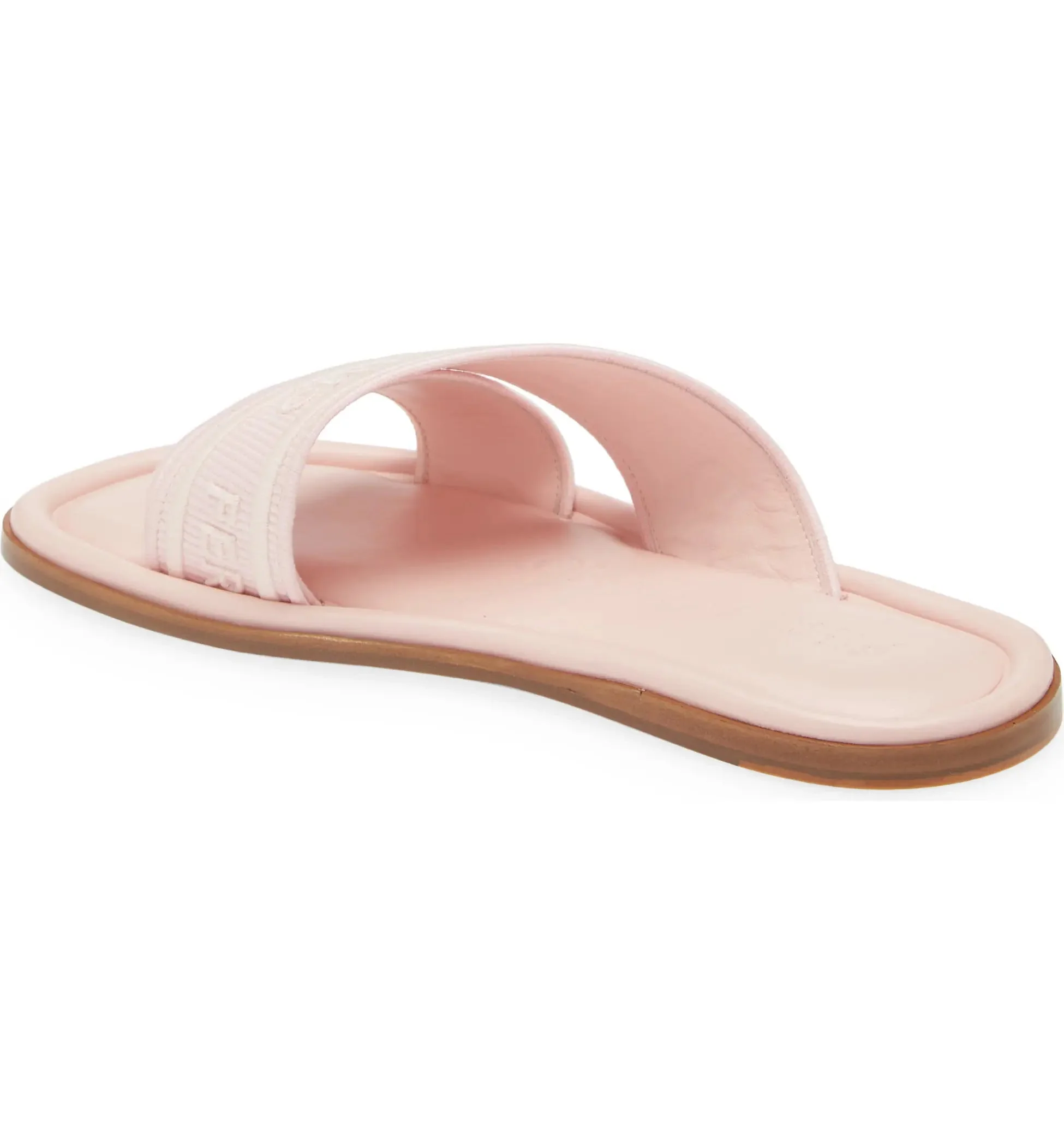 Salvatore Ferragamo Womens Laurene Logo Slide Sandals - Pink - Image 3