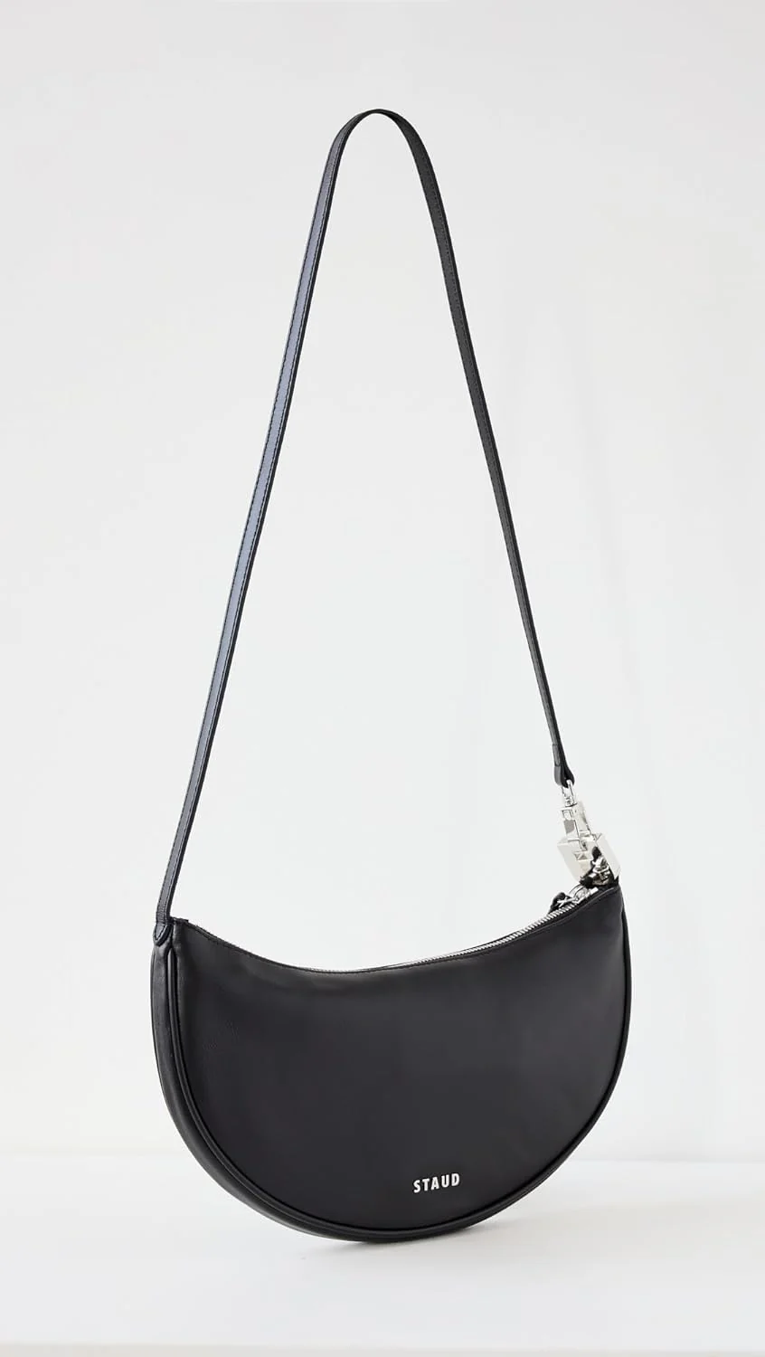 Staud Walker Shoulder Bag - Black - Image 2