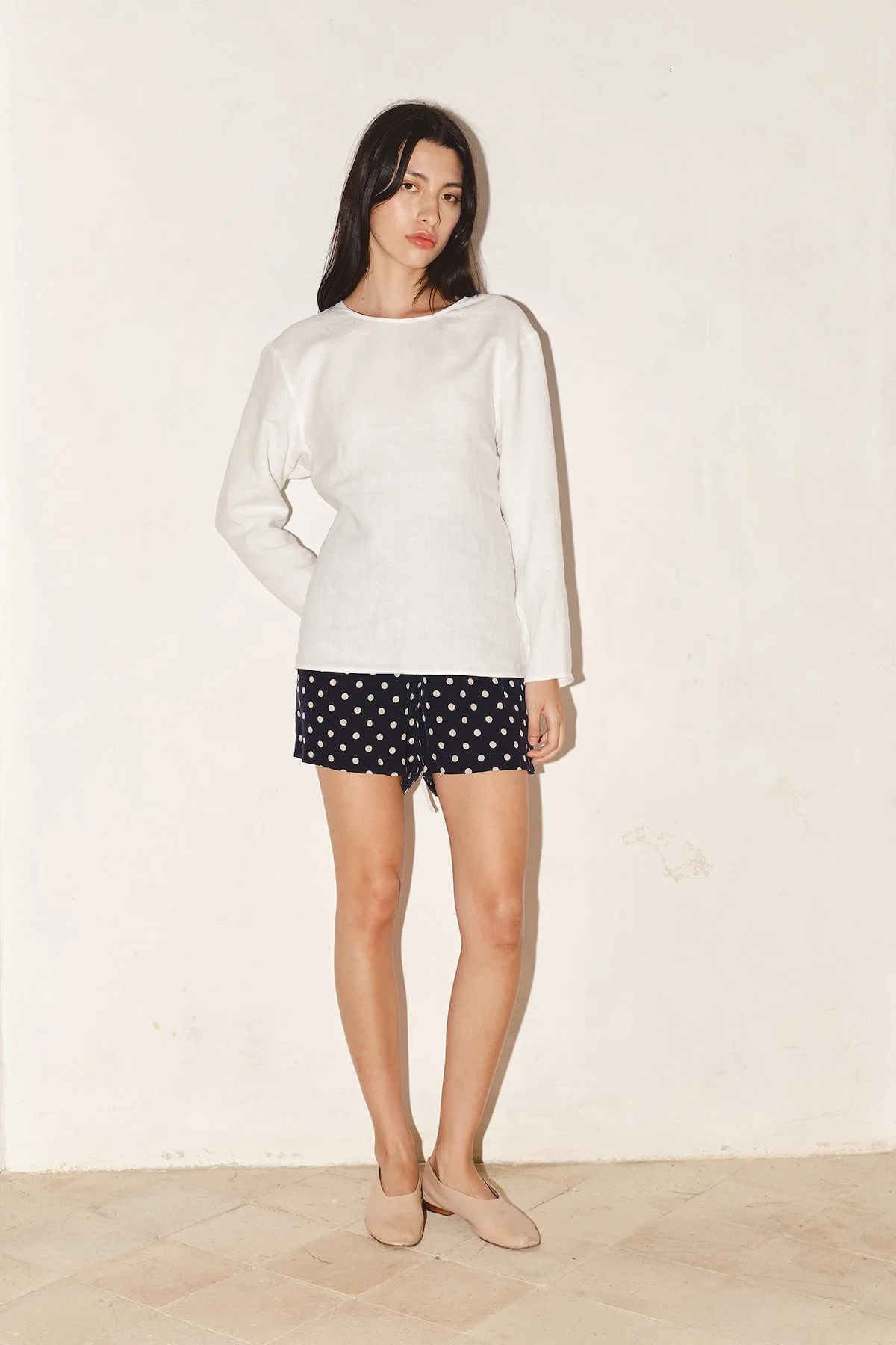 Datura Linen Encens Top - White - Image 3