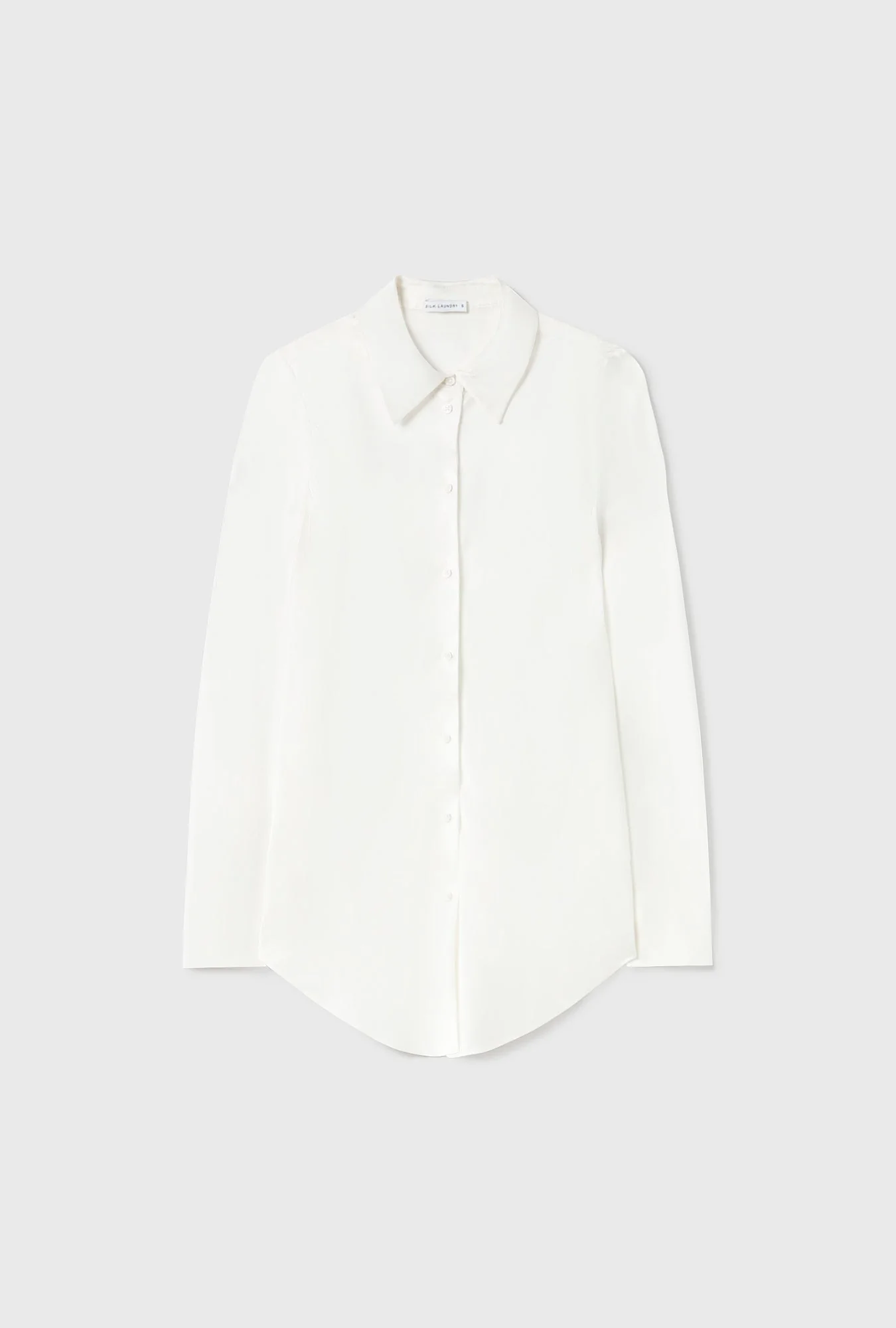 Silk Laundry BIAS CUT SHIRT - WHITE - Image 2