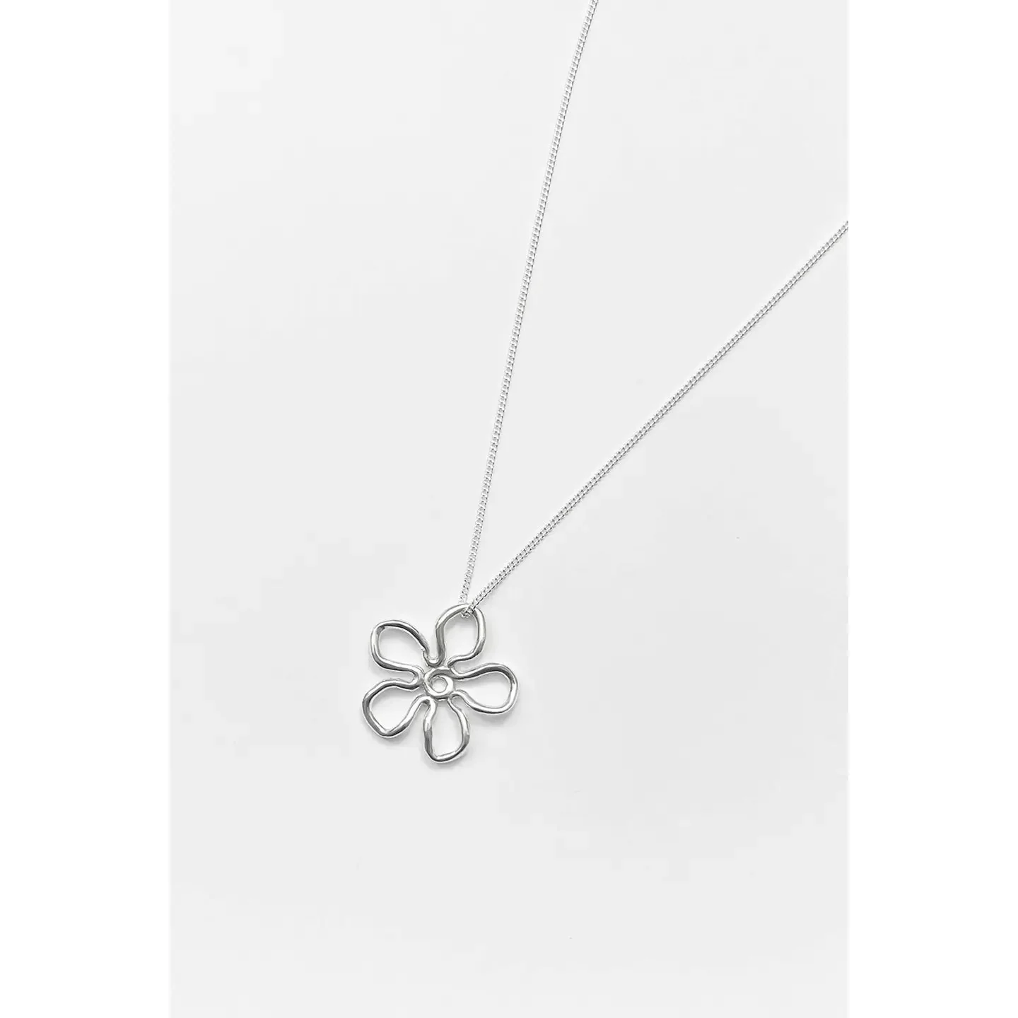 Kara Yoo Flora Chain Necklace - Silver - Image 2
