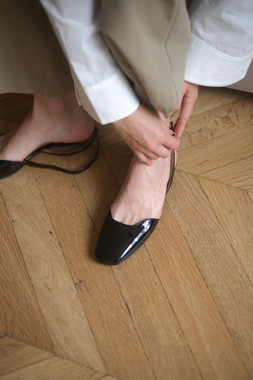 Anne Thomas Pavlova Sandals - Morgex Black - Image 11