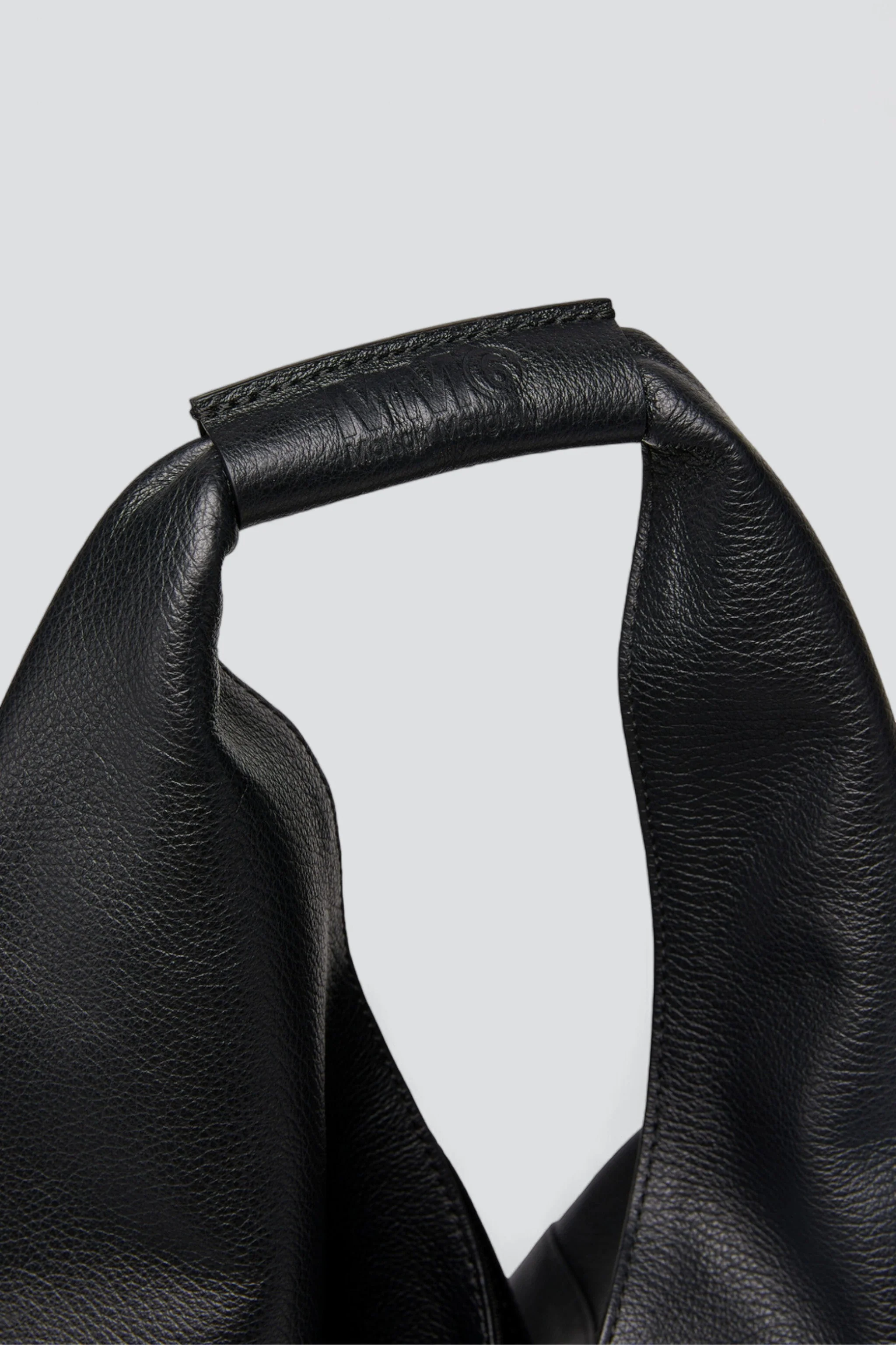 Maison Margiela Grain Leather Japanese Bag - Black - Image 4