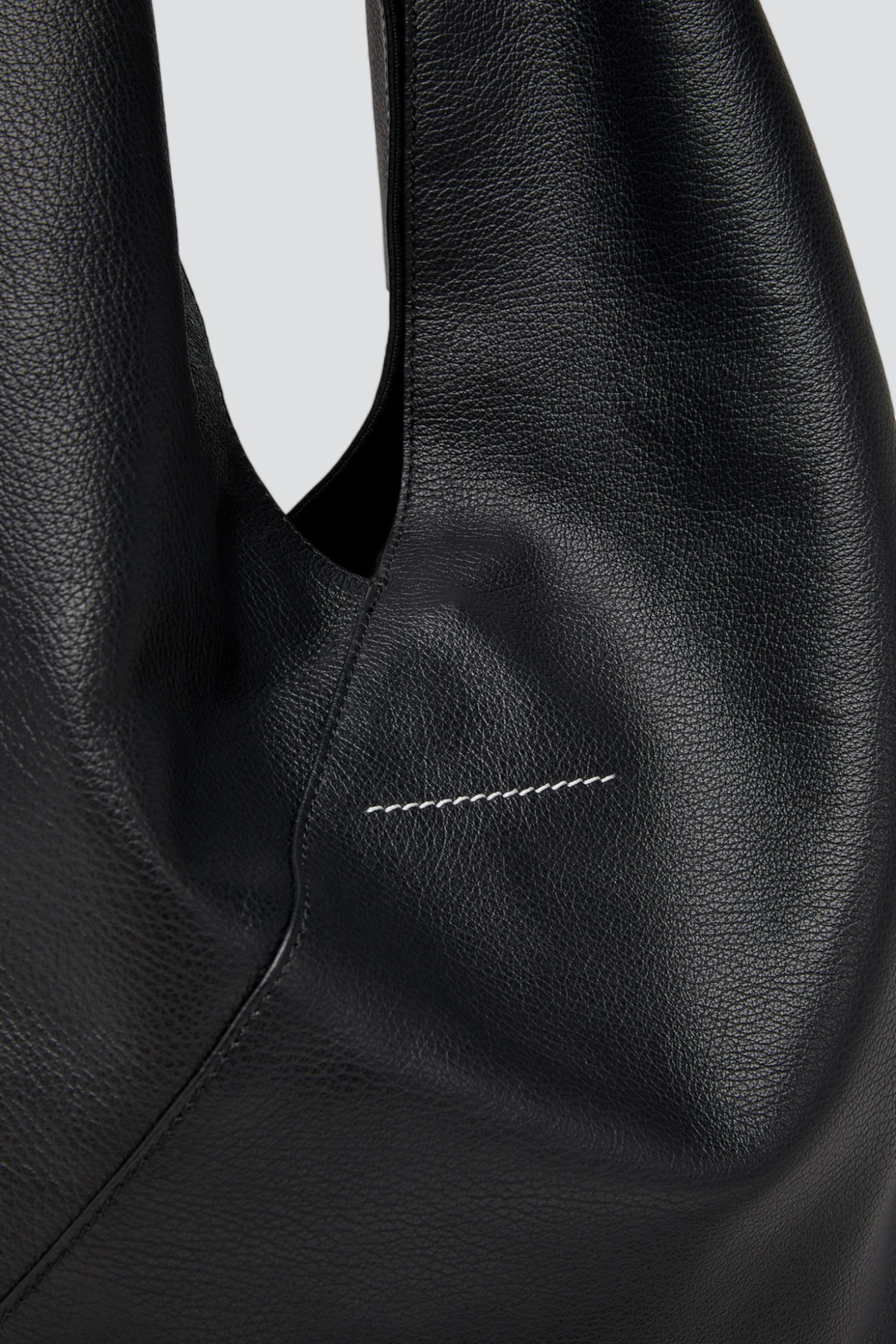 Maison Margiela Grain Leather Japanese Bag - Black - Image 5