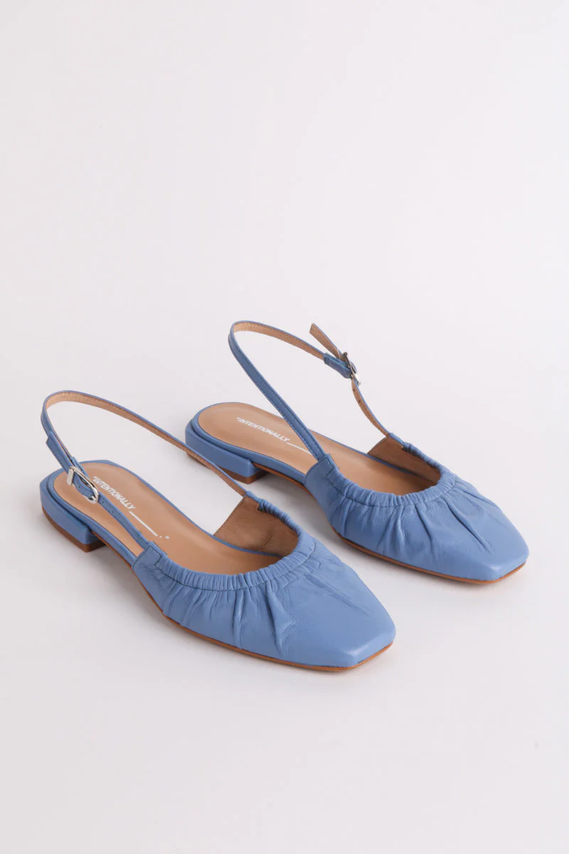 "INTENTIONALLY __________." DAFF SLINGBACK FLAT - Black/Cream - Image 13