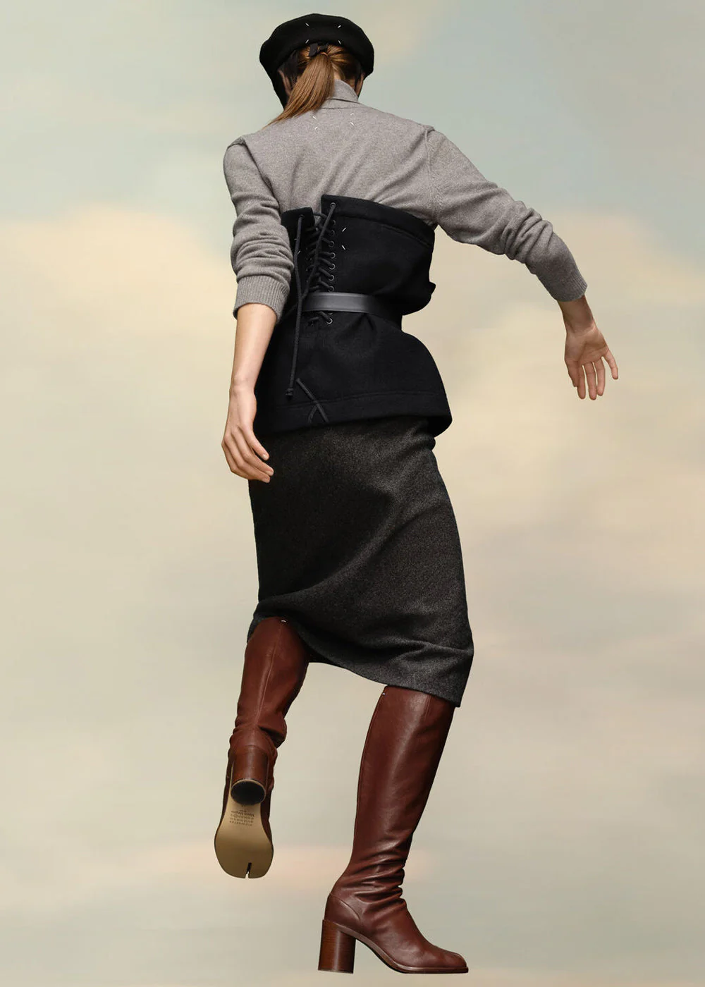 Maison Margiela Black Wool Bodice - Black - Image 3