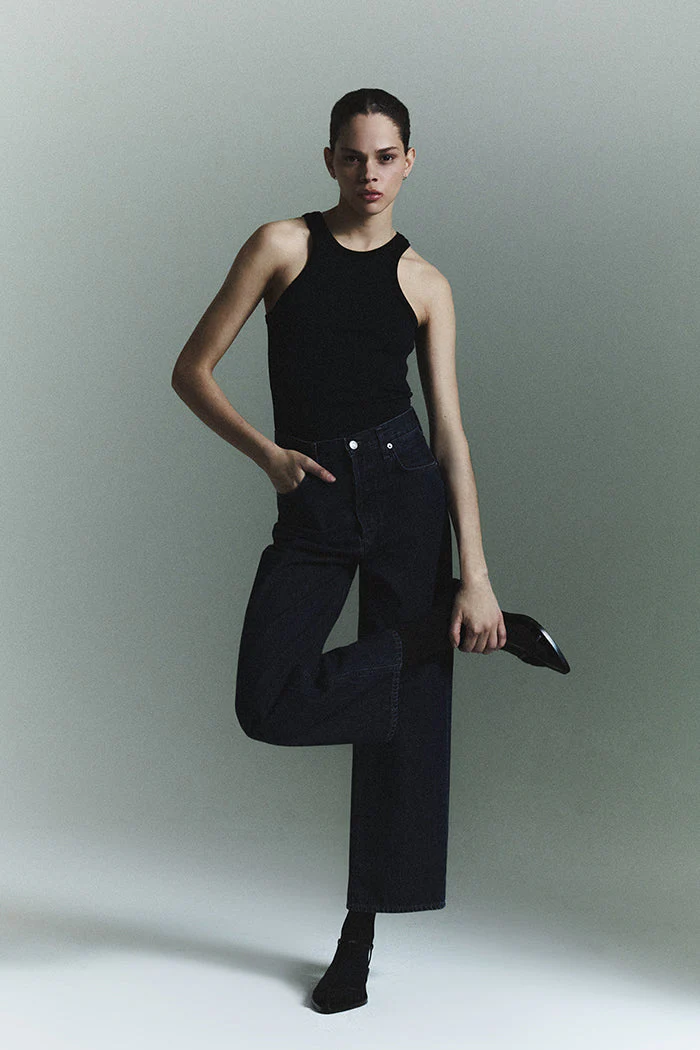 Agolde Ren Hi Rise Wide Leg - Polished - Image 2