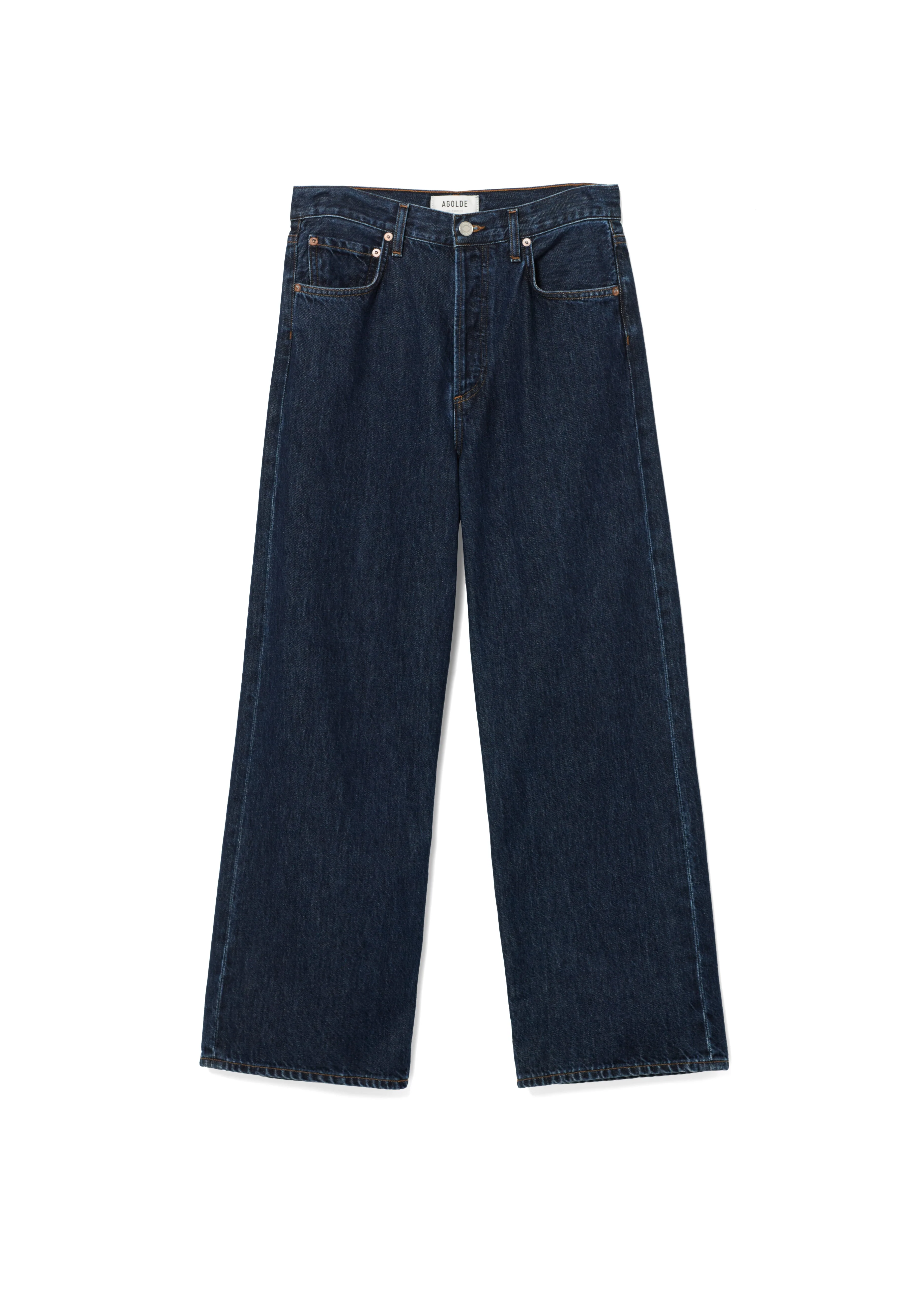 Agolde Ren Hi Rise Wide Leg - Polished - Image 8