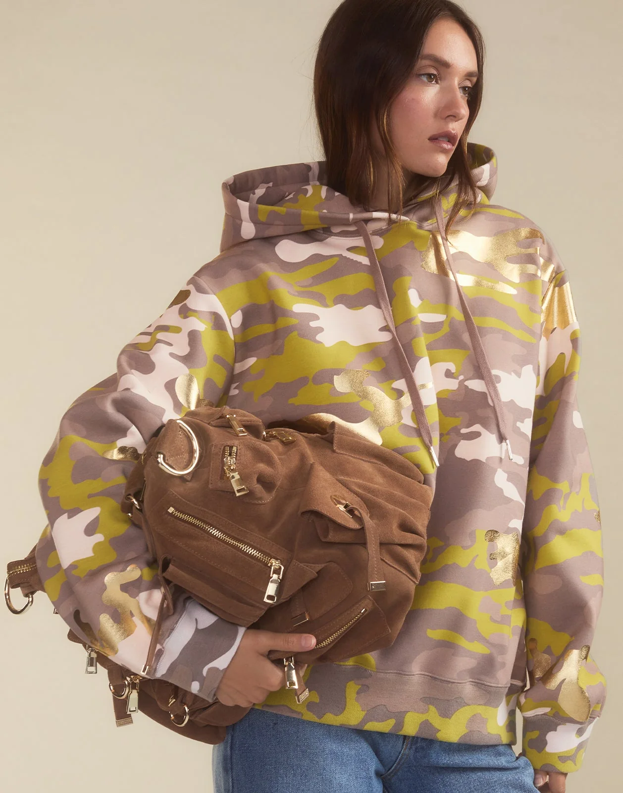 Cynthia Rowley In Plain Sight Hoodie - Camo - Image 3