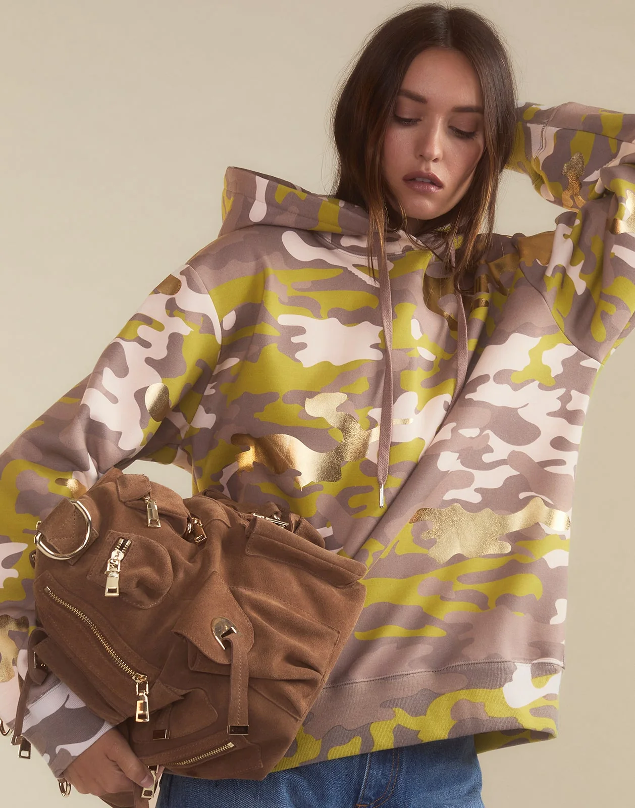 Cynthia Rowley In Plain Sight Hoodie - Camo - Image 4