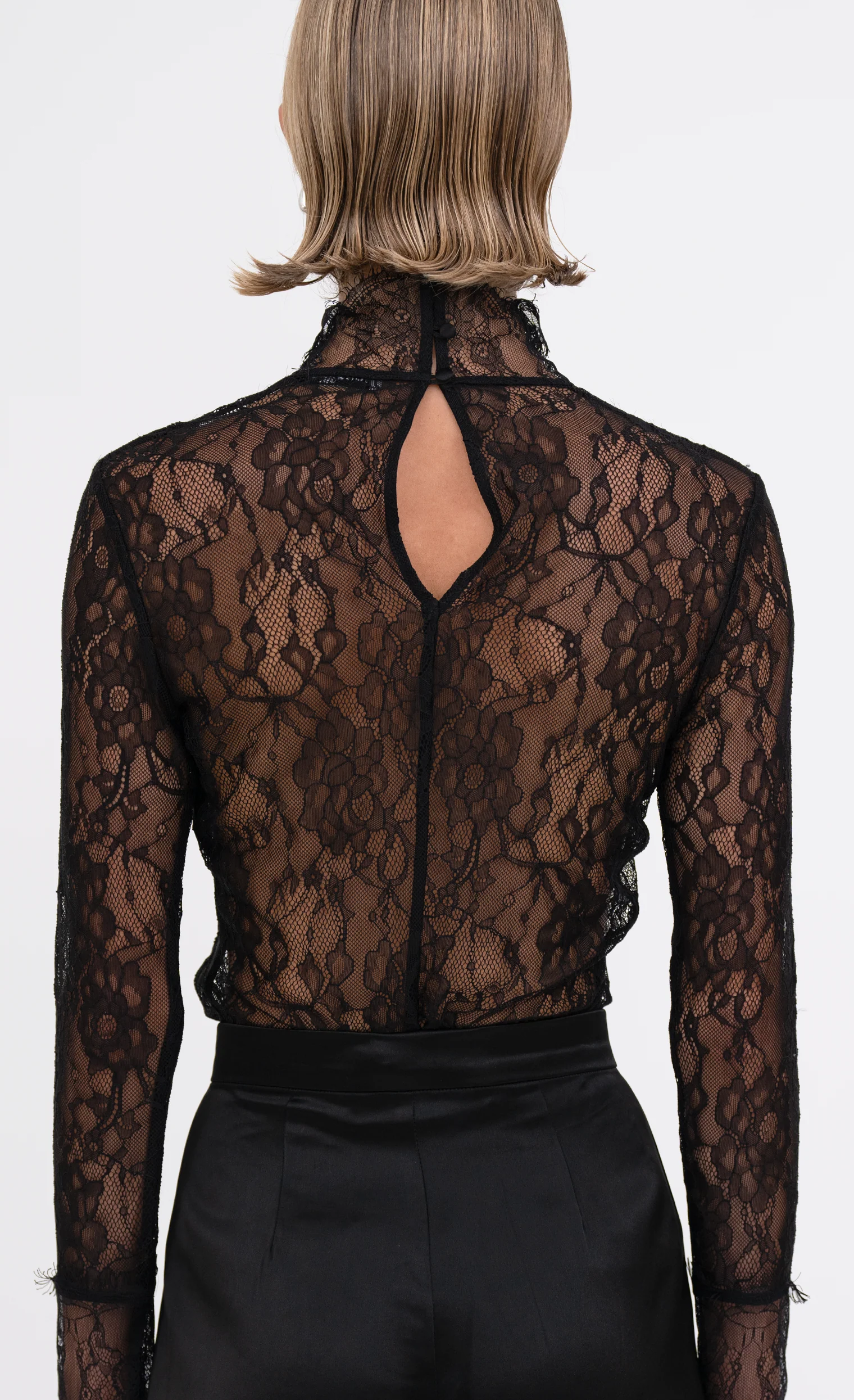 Nonchalant Label Mary Lace Top - black - Image 7