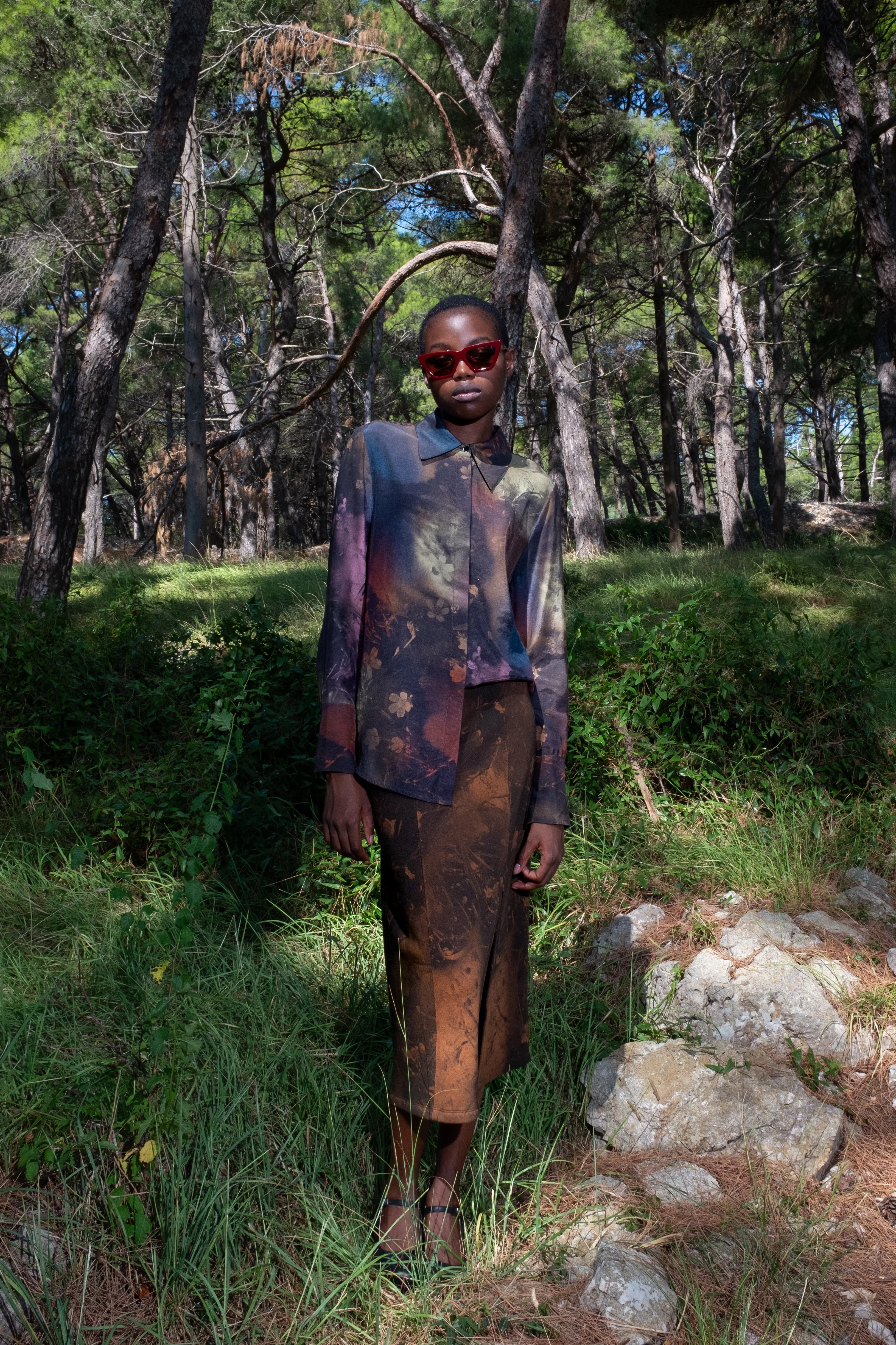 Untitled in Motion Brigite Sweatskirt - Faskomilo/Brown - Image 3