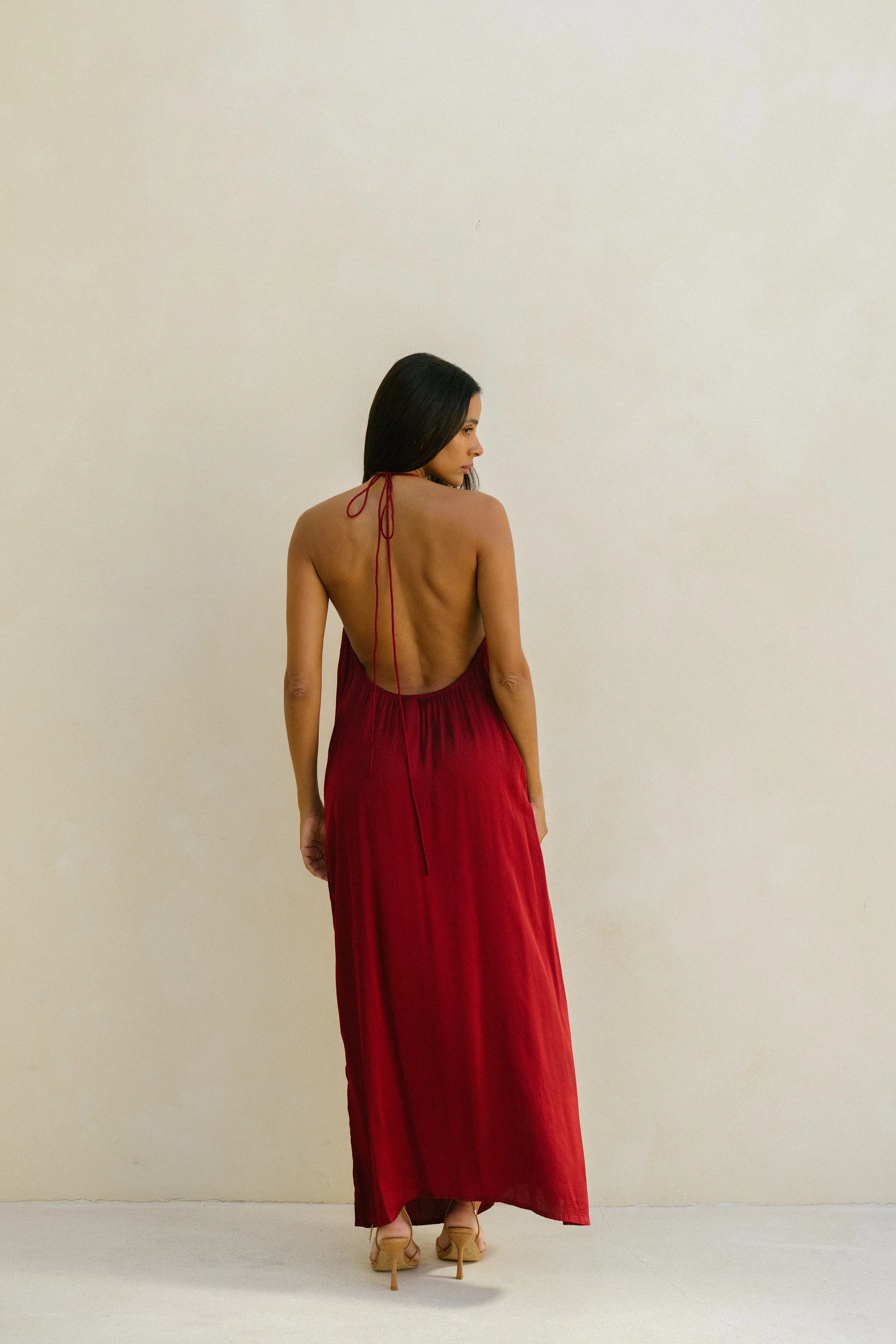 Bahhgoose Chi Dress - Deep Cherry - Image 3