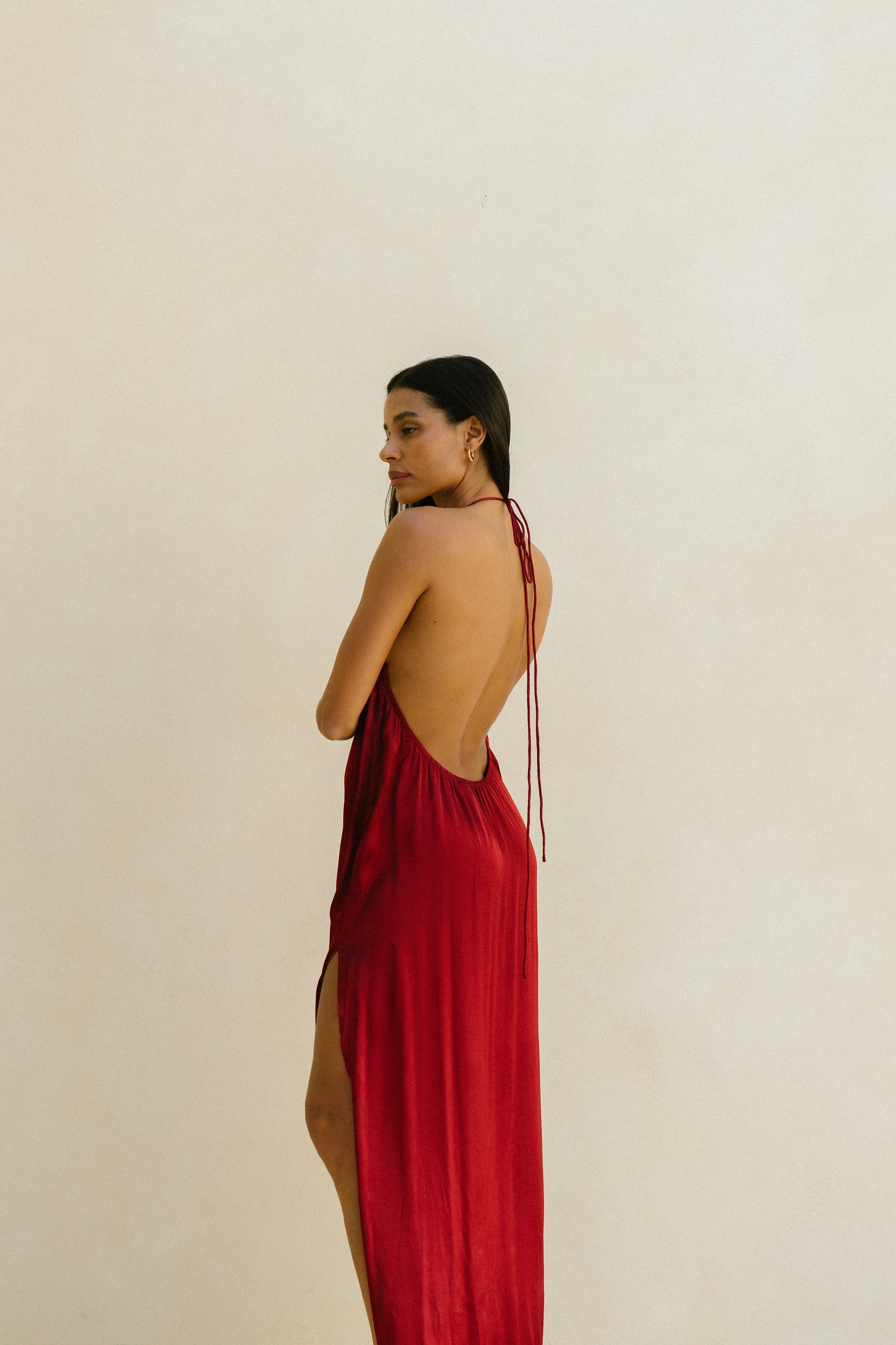 Bahhgoose Chi Dress - Deep Cherry - Image 4