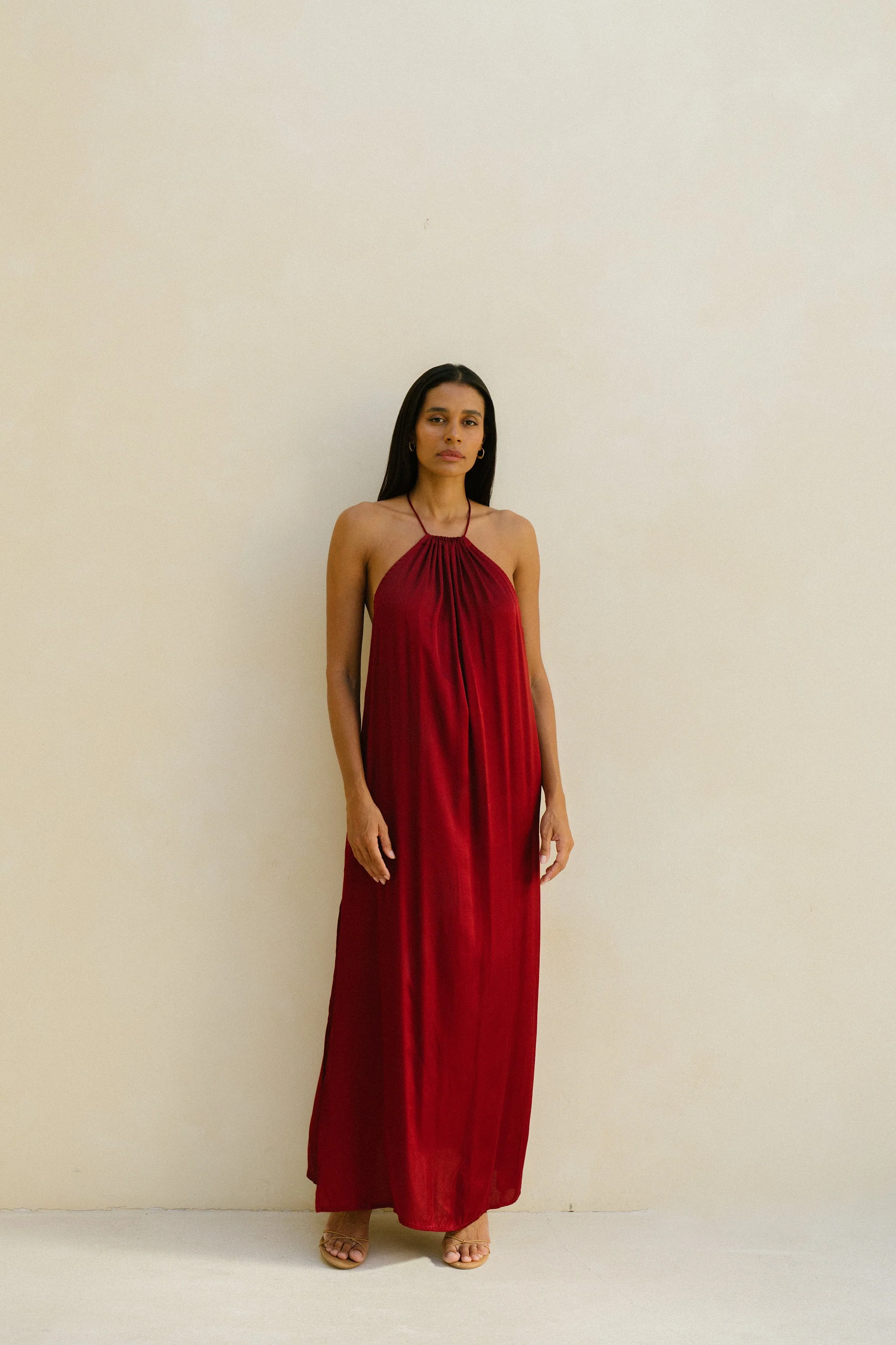 Bahhgoose Chi Dress - Deep Cherry - Image 5