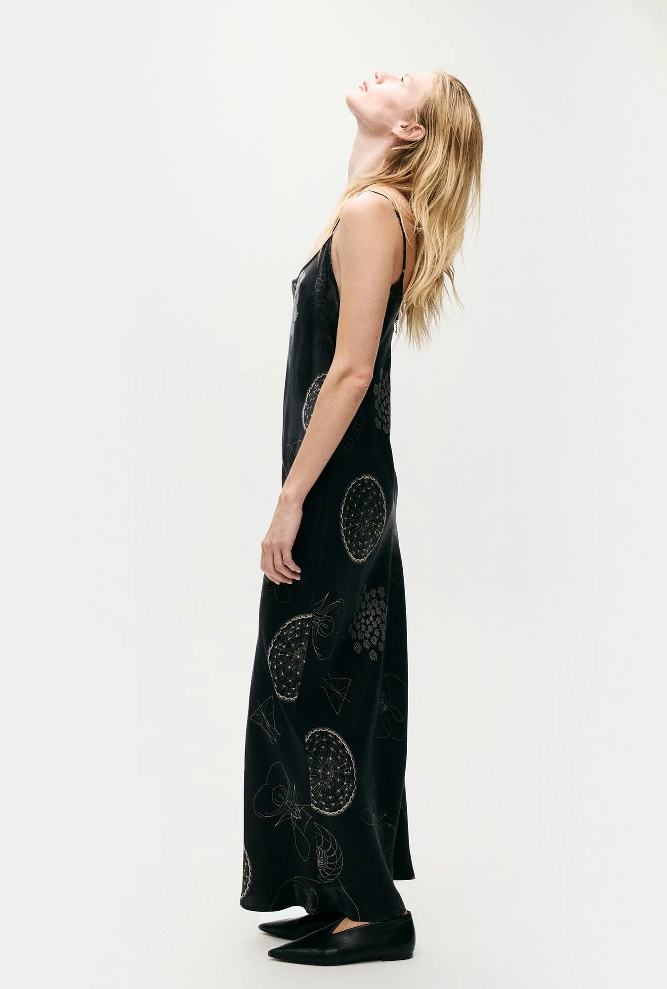 Silk Laundry 1996 Dress - Fibonacci Black - Image 3