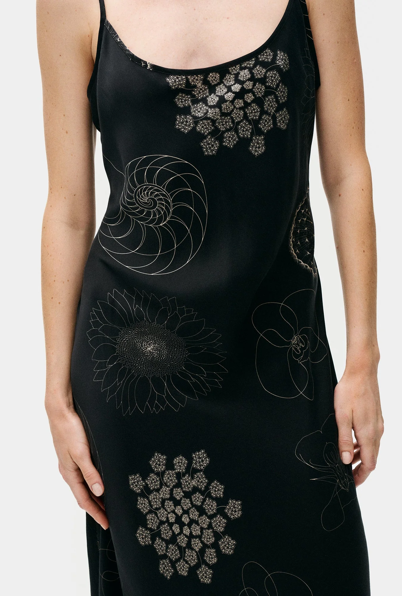 Silk Laundry 1996 Dress - Fibonacci Black - Image 4