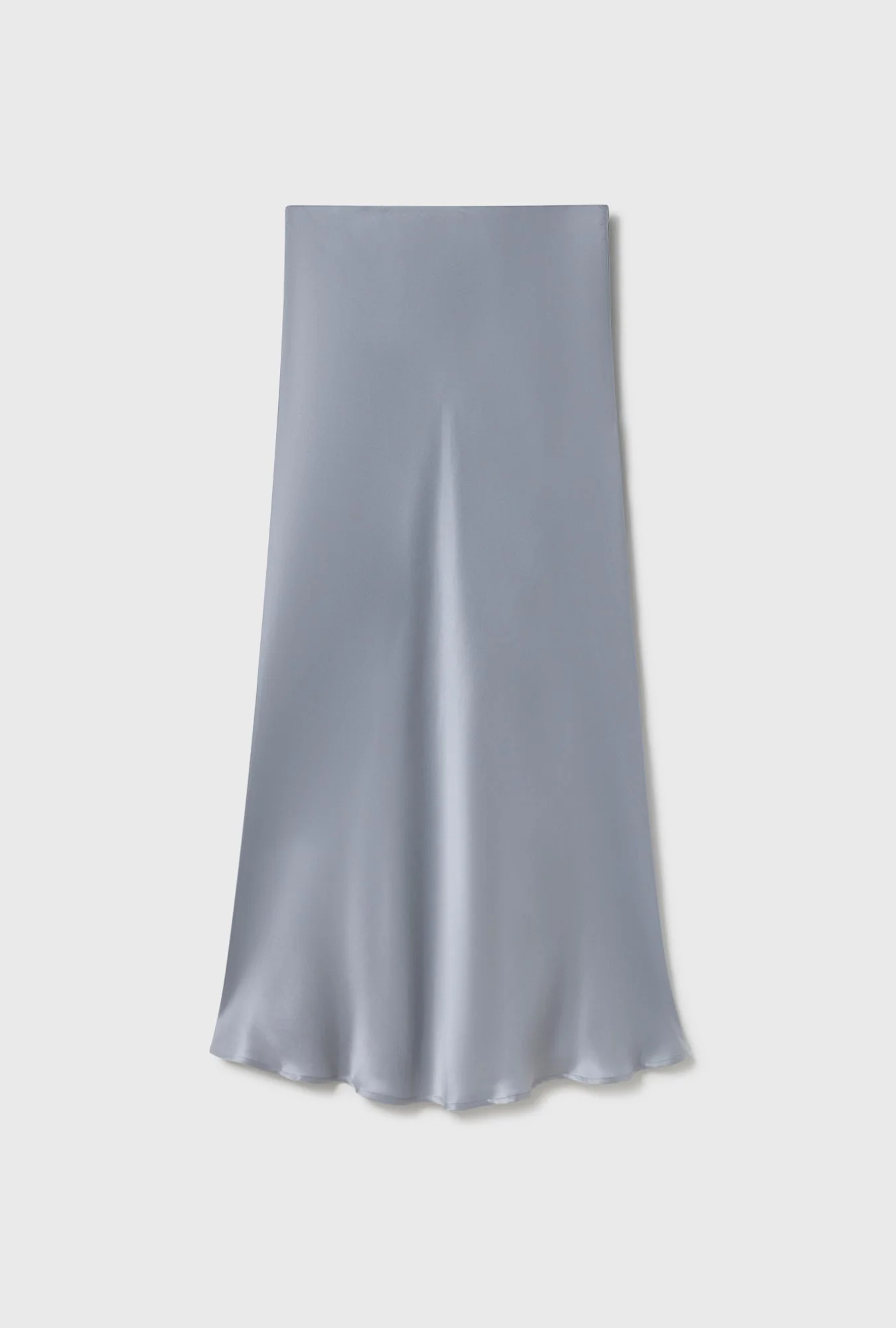 Silk Laundry Long Bias Cut Skirt - Storm - Image 2