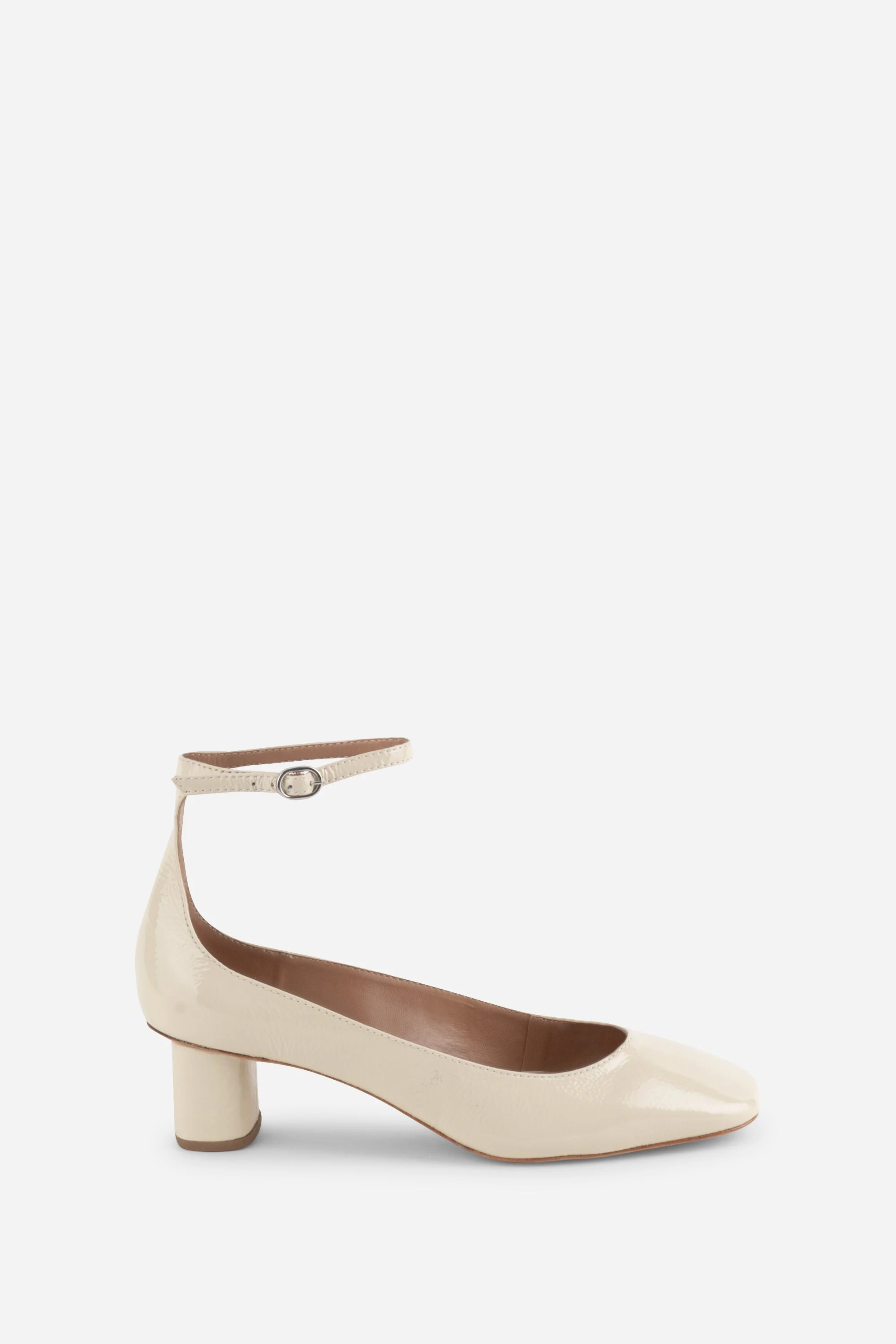 "INTENTIONALLY __________." WYLDE ANKLE STRAP HEEL - Black/White - Image 11