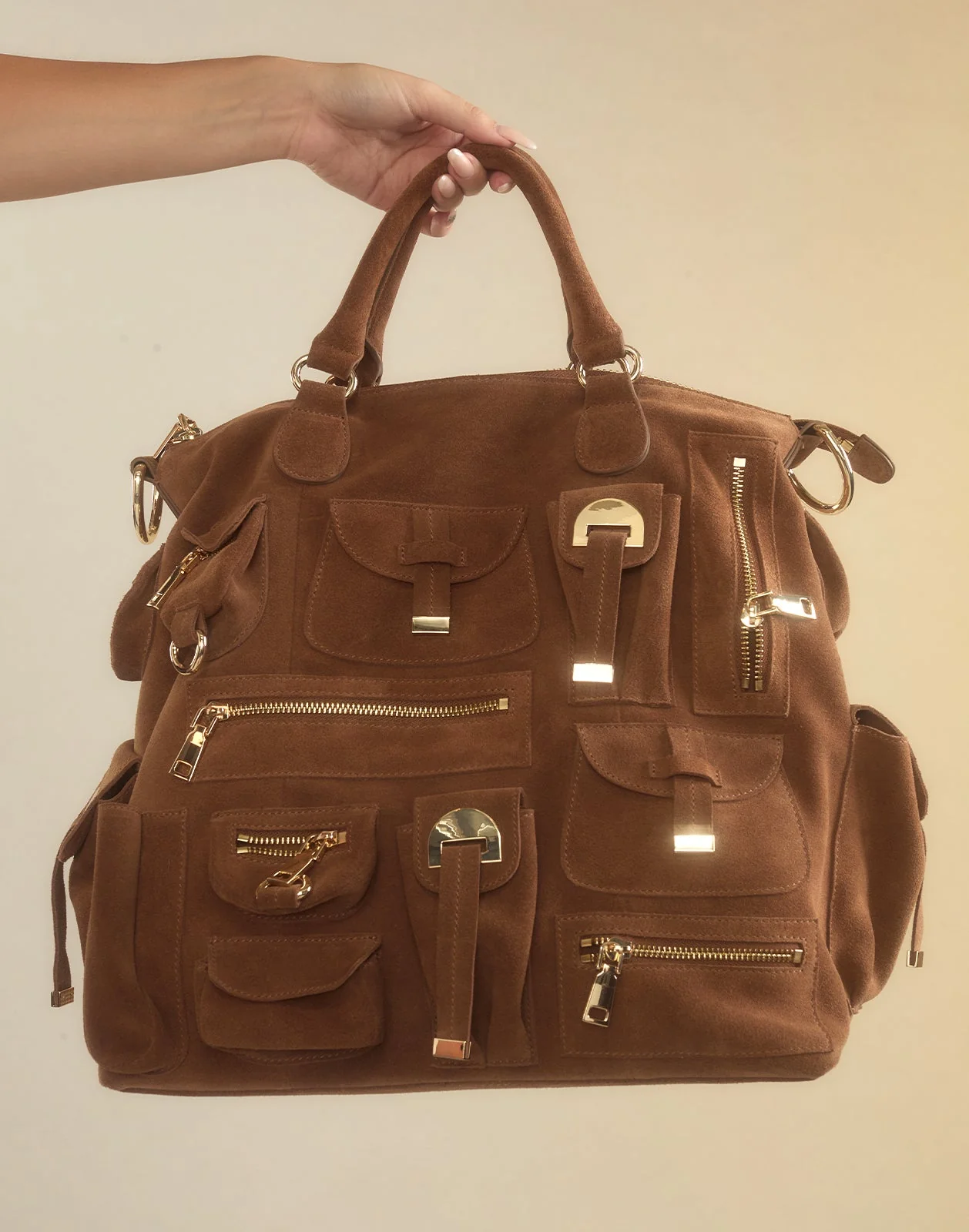 Cynthia Rowley Leather Cargo Pocket Bag - Image 2