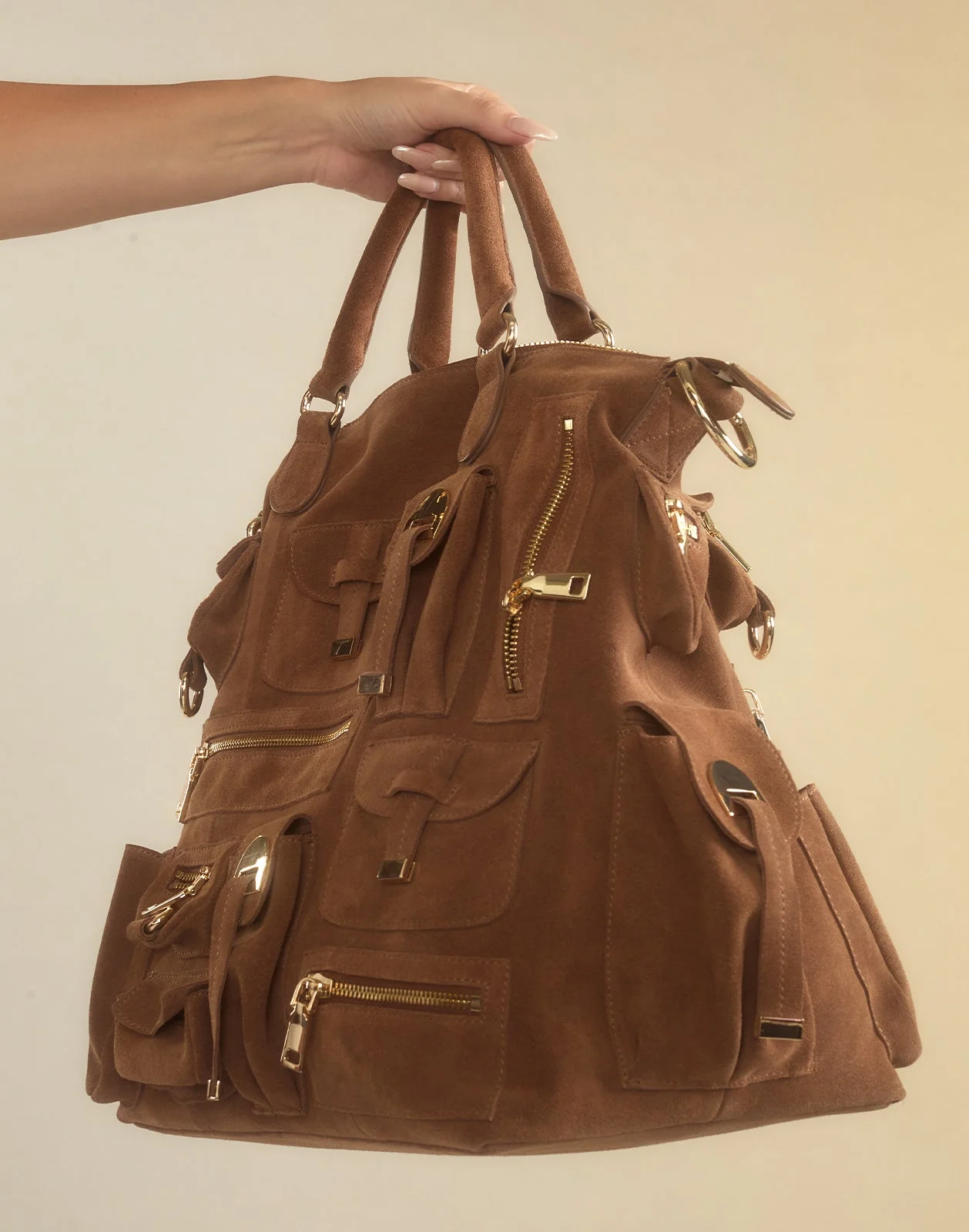 Cynthia Rowley Leather Cargo Pocket Bag - Image 3