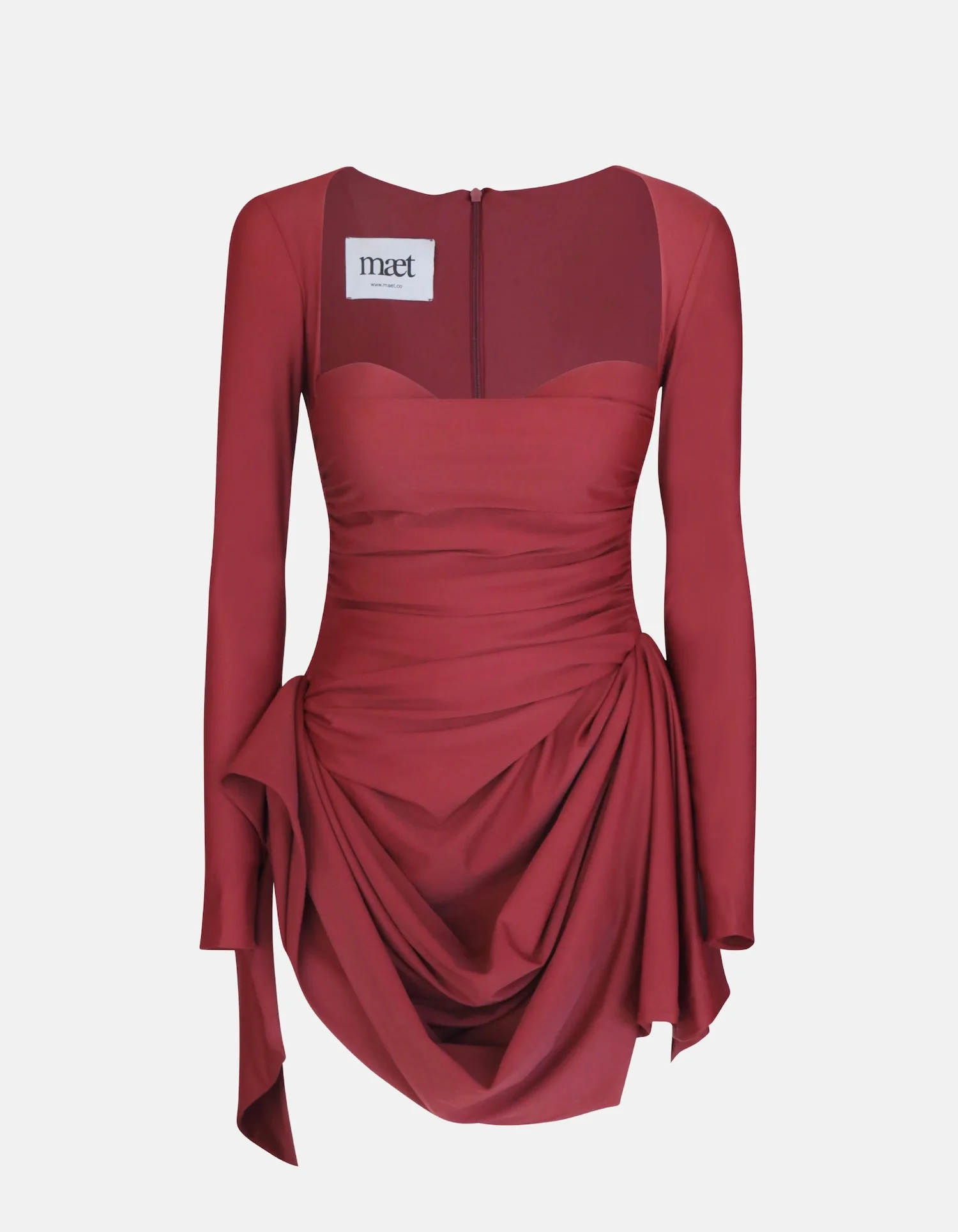 Maet Kilah Mini Dress - Red - Image 7