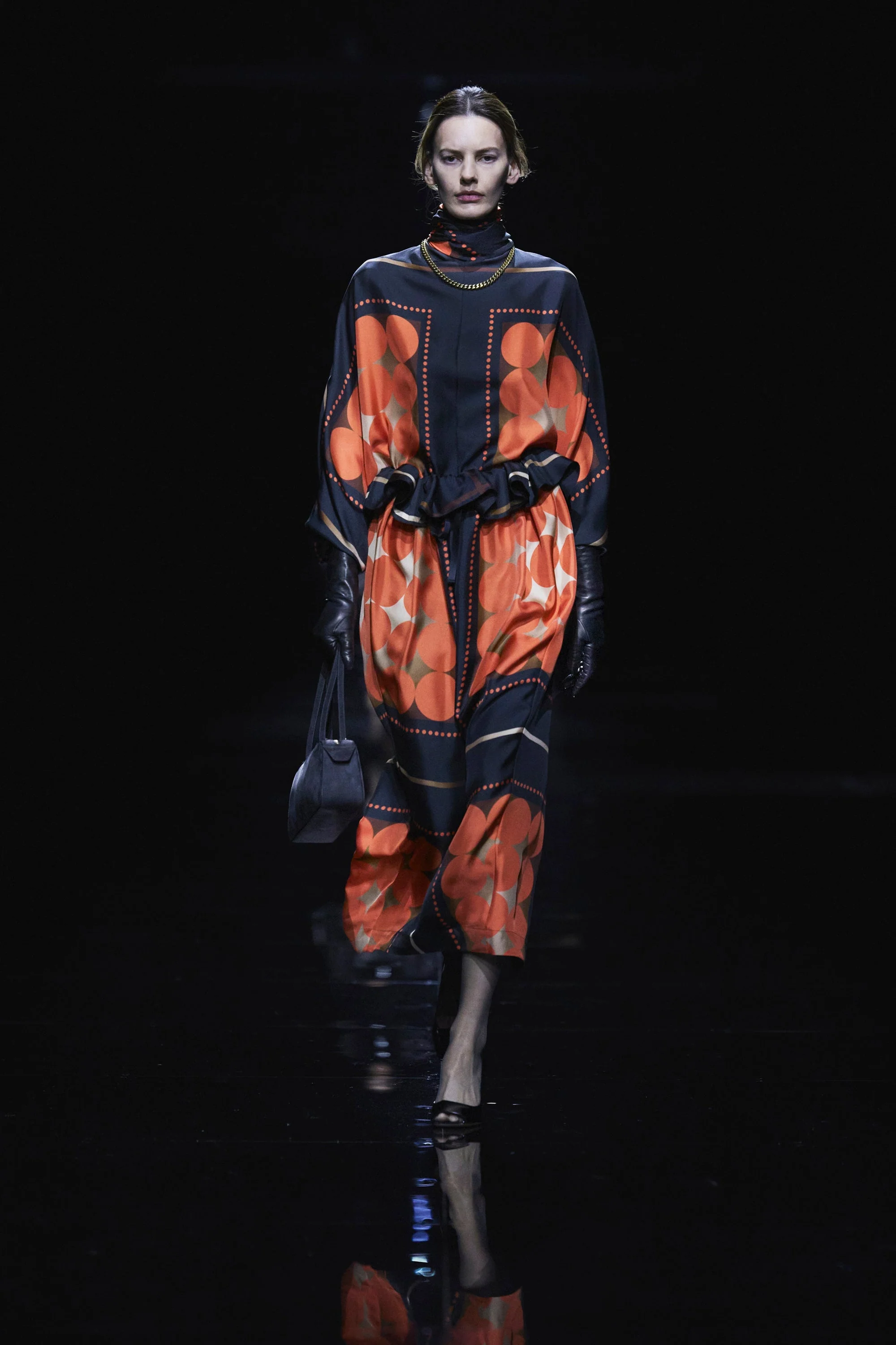 khaite BEX TOP - Orange Multi - Image 2