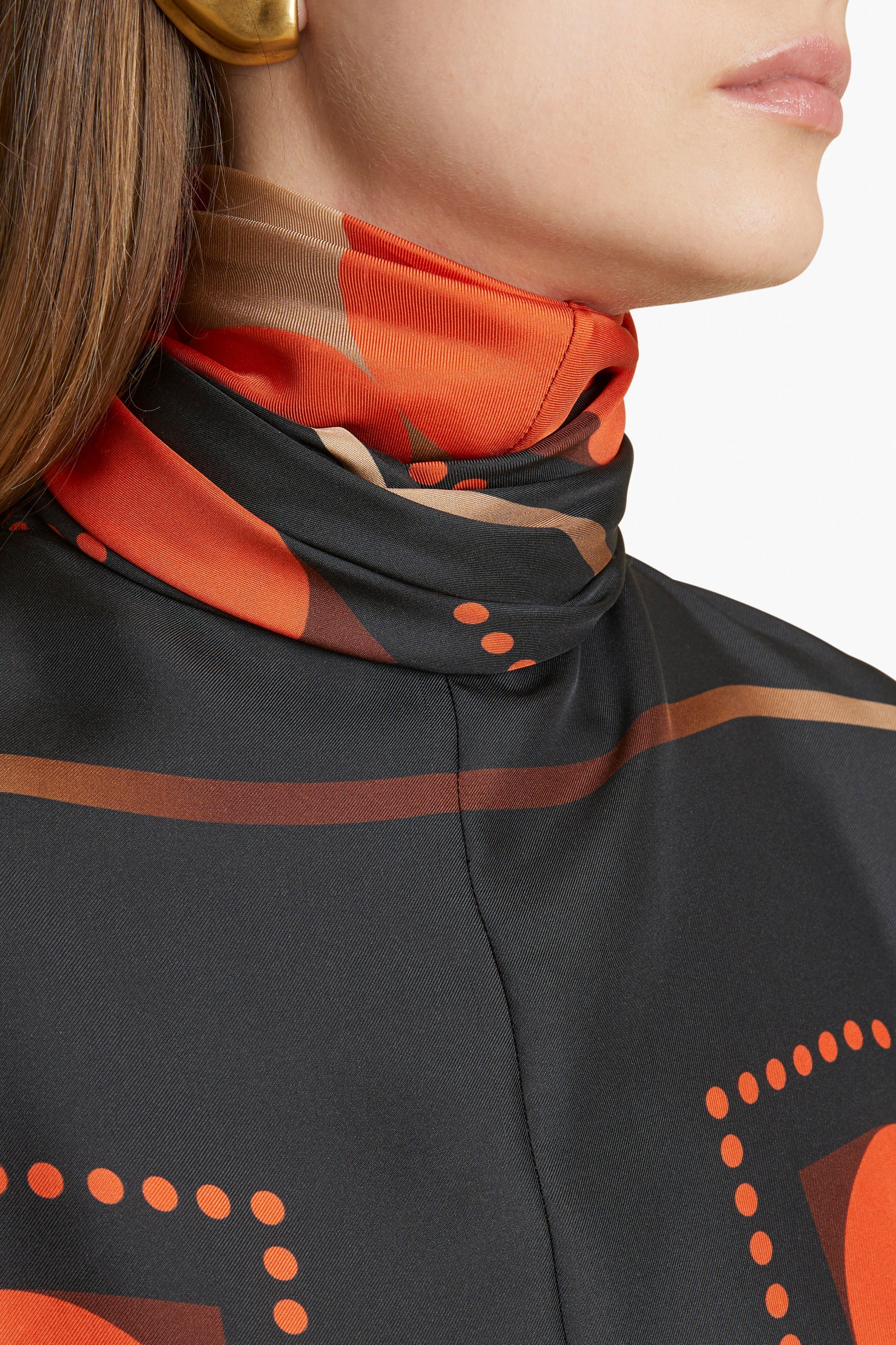 khaite BEX TOP - Orange Multi - Image 5