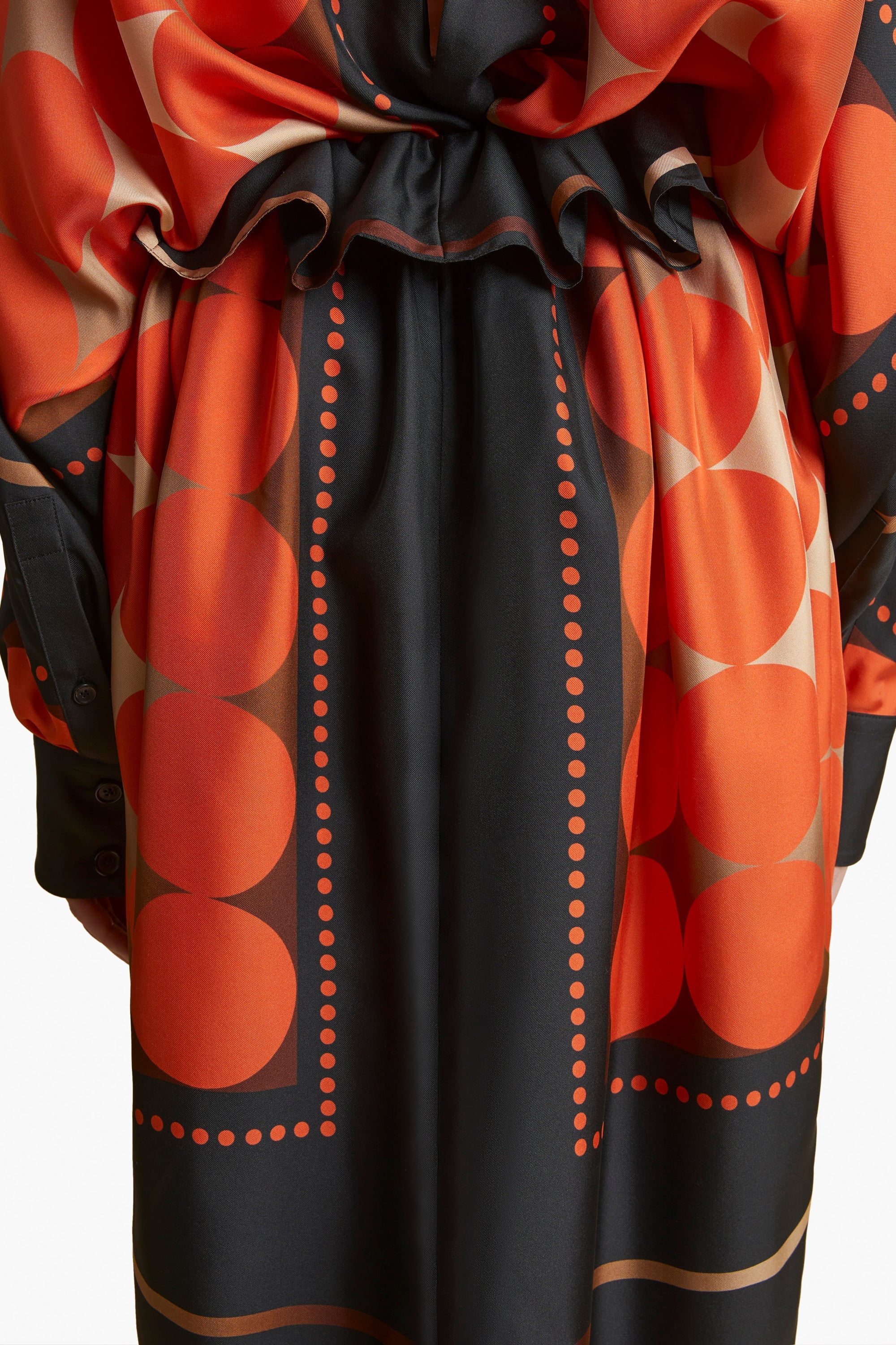 Khaite Lilila Skirt - Orange Multi - Image 5