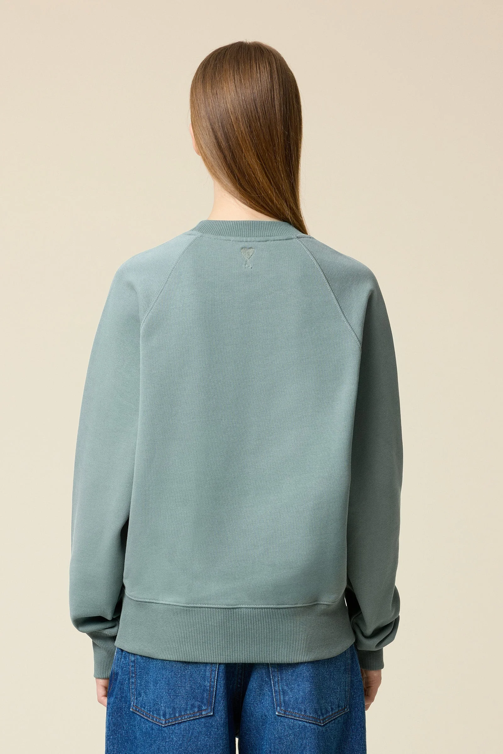 AMI SWEATSHIRT - BLACK/ANTIQUE CLAY - Image 5