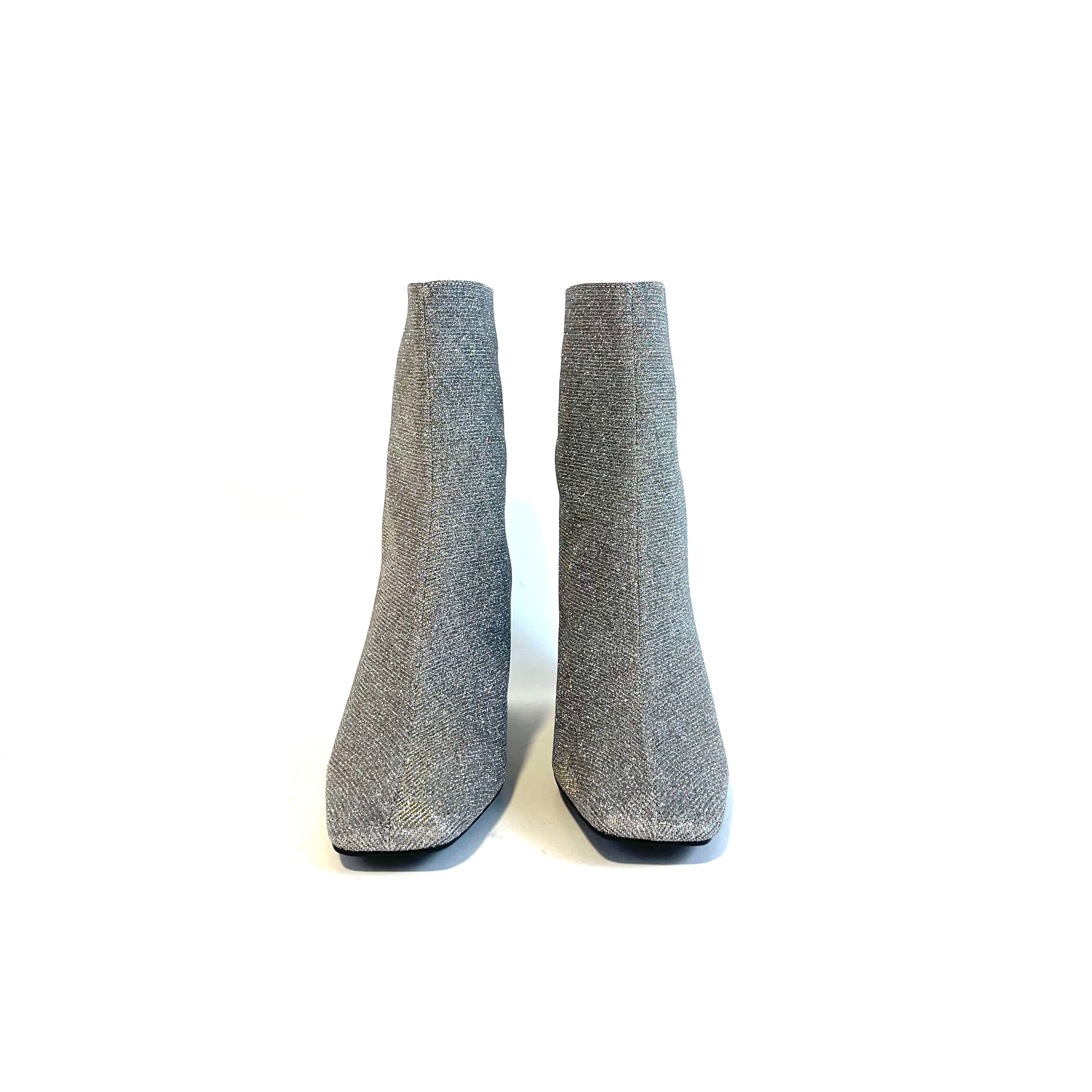 "INTENTIONALLY __________." Tabatha Boot - Disco Silver - Image 2