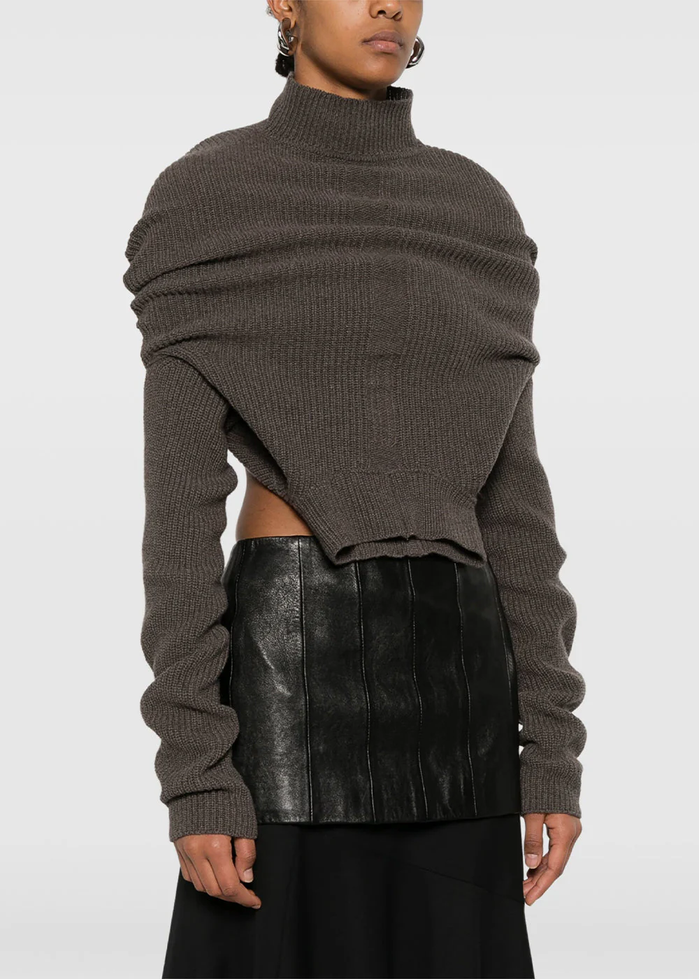 Rick Owens Headon DBL Lupetto Sweater - Dust - Image 3