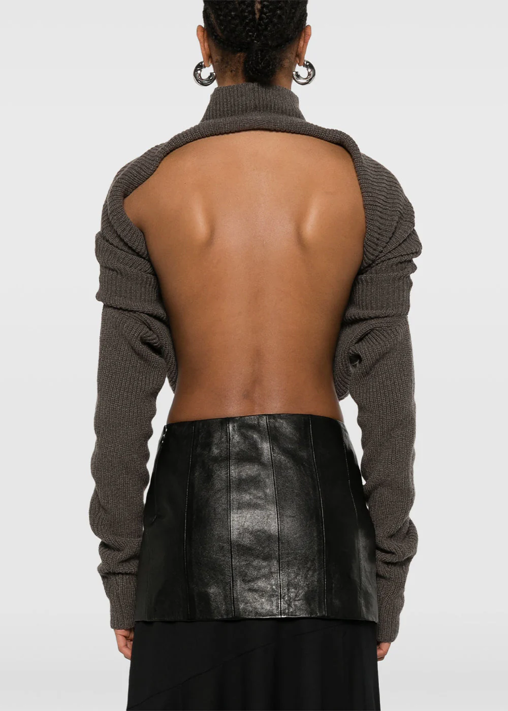Rick Owens Headon DBL Lupetto Sweater - Dust - Image 4