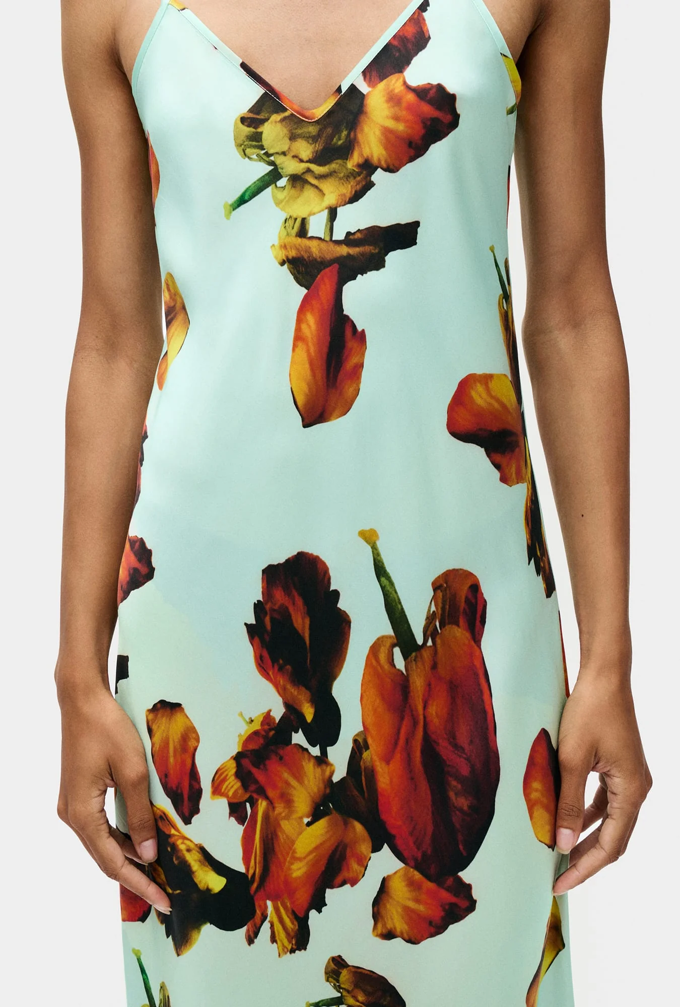 Silk Laundry 90s Slip Dress - Tulipa Dew - Image 4