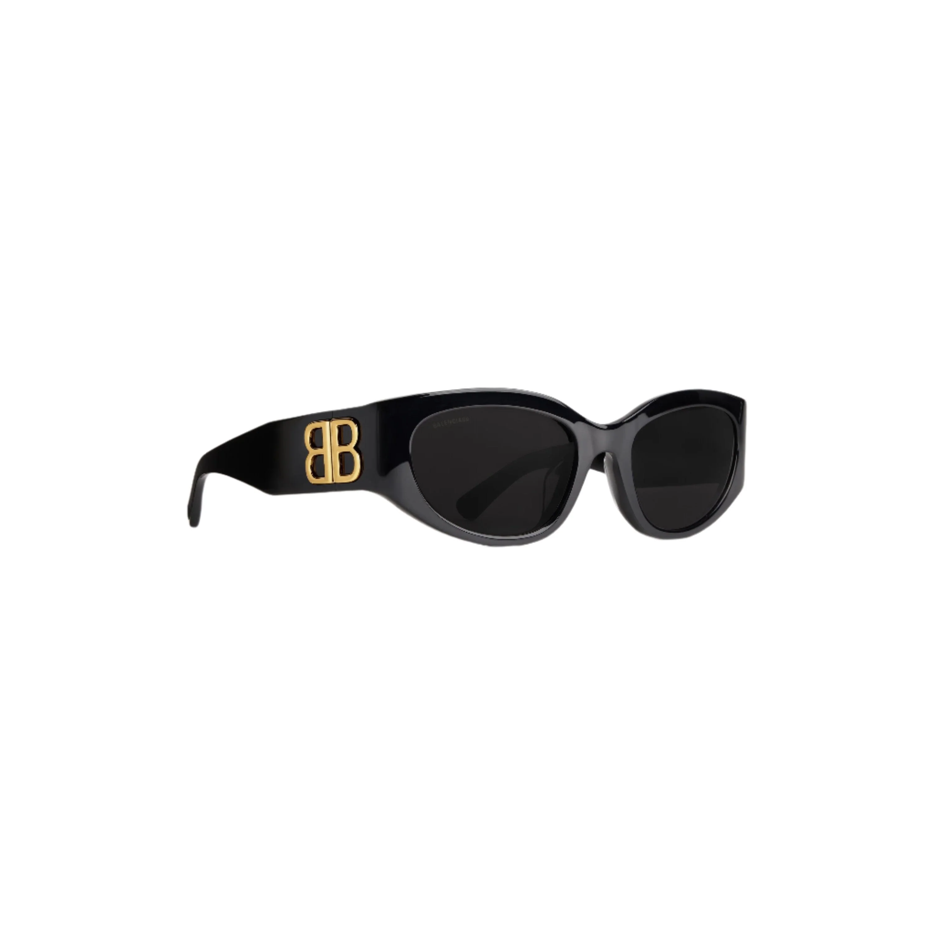 Balenciaga Bossy Round Af Sunglasses - Black - Image 3