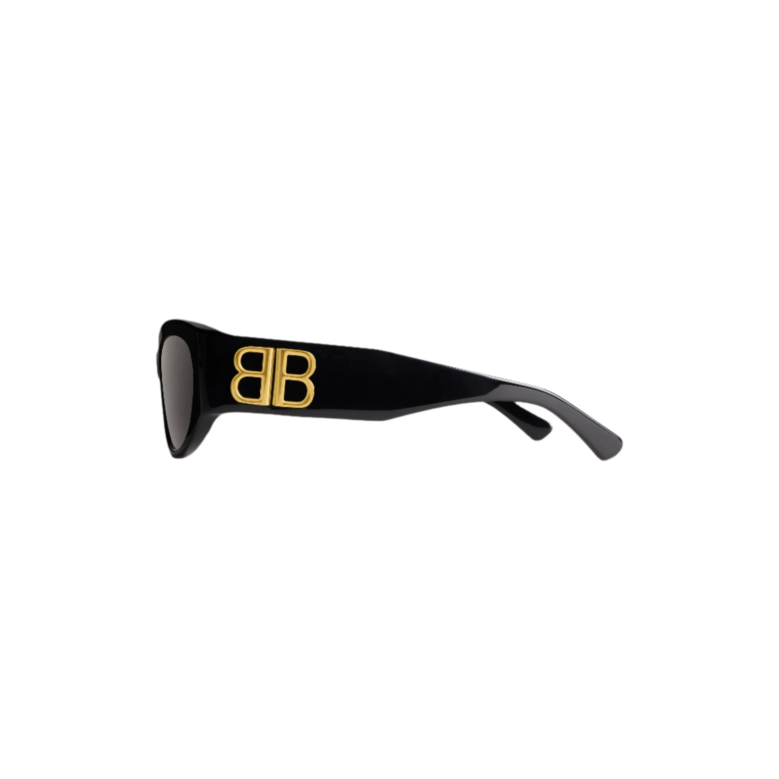 Balenciaga Bossy Round Af Sunglasses - Black - Image 4