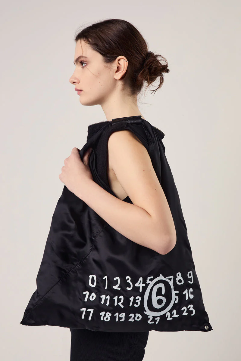 MM6 Maison Margiela Classic Japanese Logo-print Tote Bag - Forest Green - Image 2
