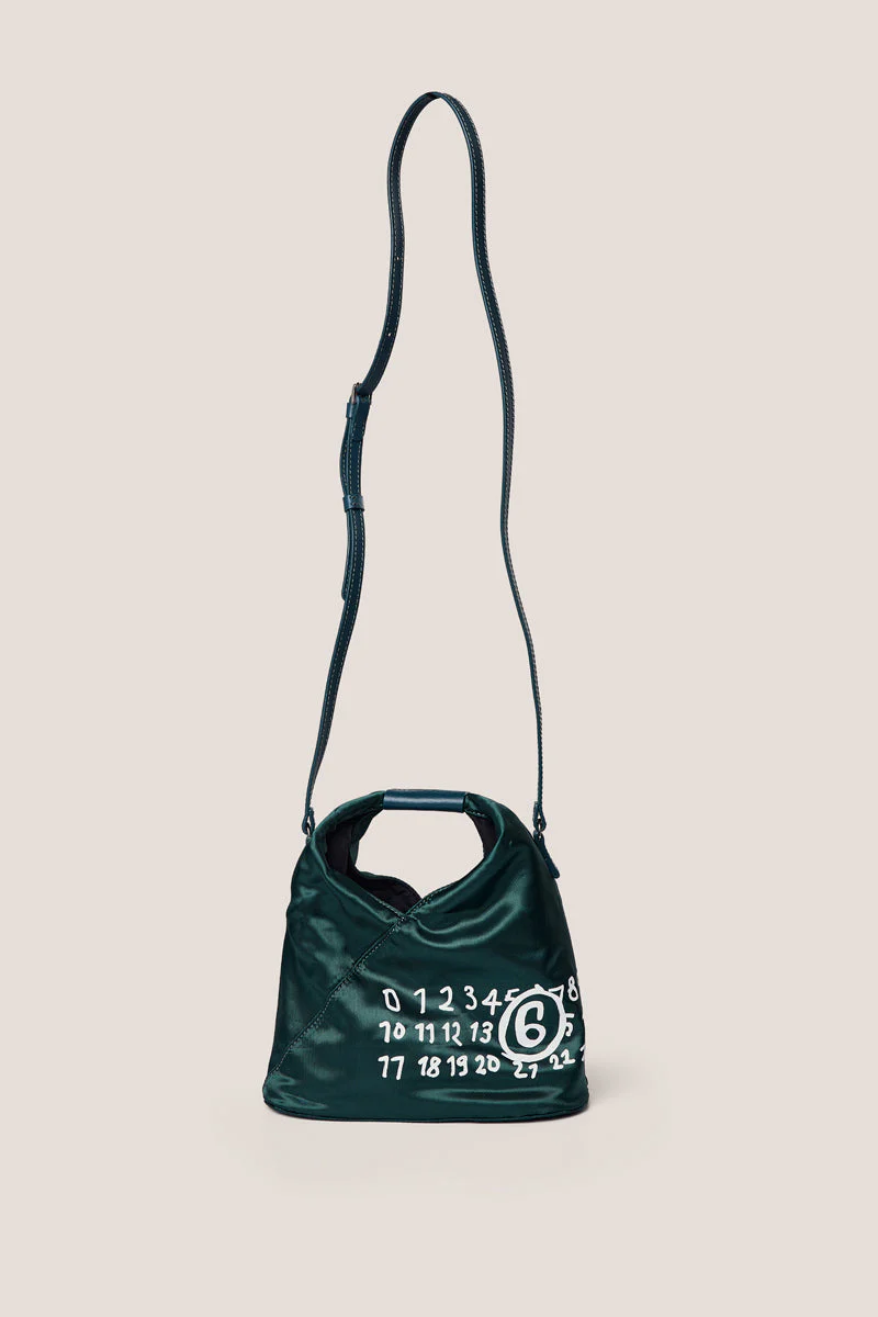 MM6 Maison Margiela Japanese Logo-print Crossbody Bag - Forest Green