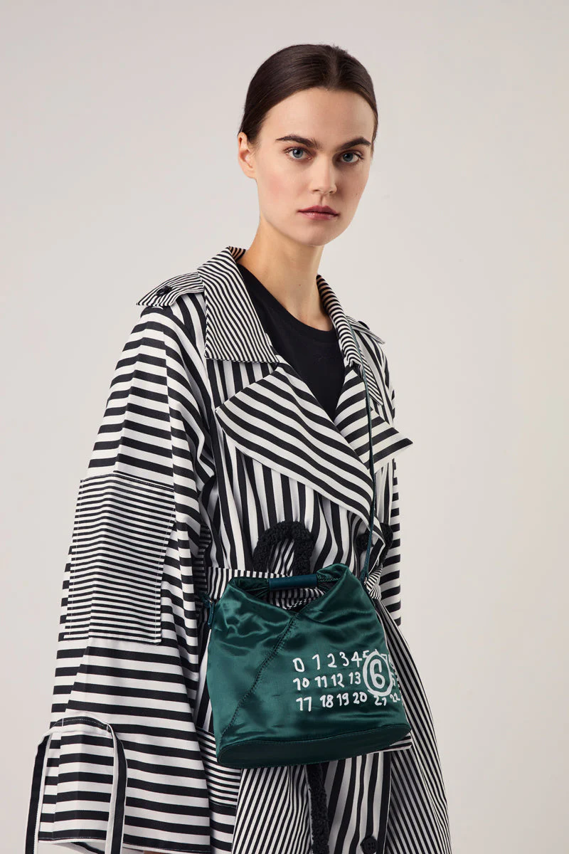 MM6 Maison Margiela Japanese Logo-print Crossbody Bag - Forest Green - Image 2