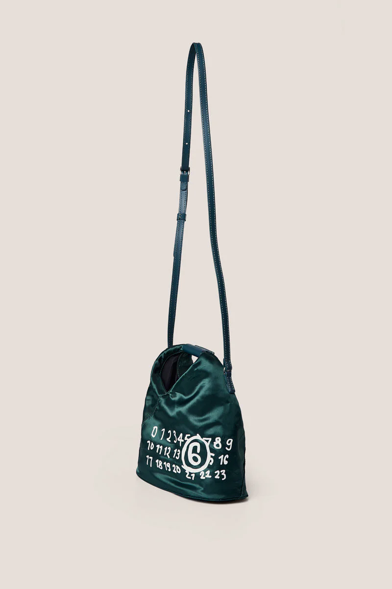 MM6 Maison Margiela Japanese Logo-print Crossbody Bag - Forest Green - Image 3