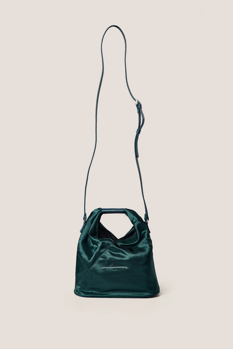 MM6 Maison Margiela Japanese Logo-print Crossbody Bag - Forest Green - Image 4