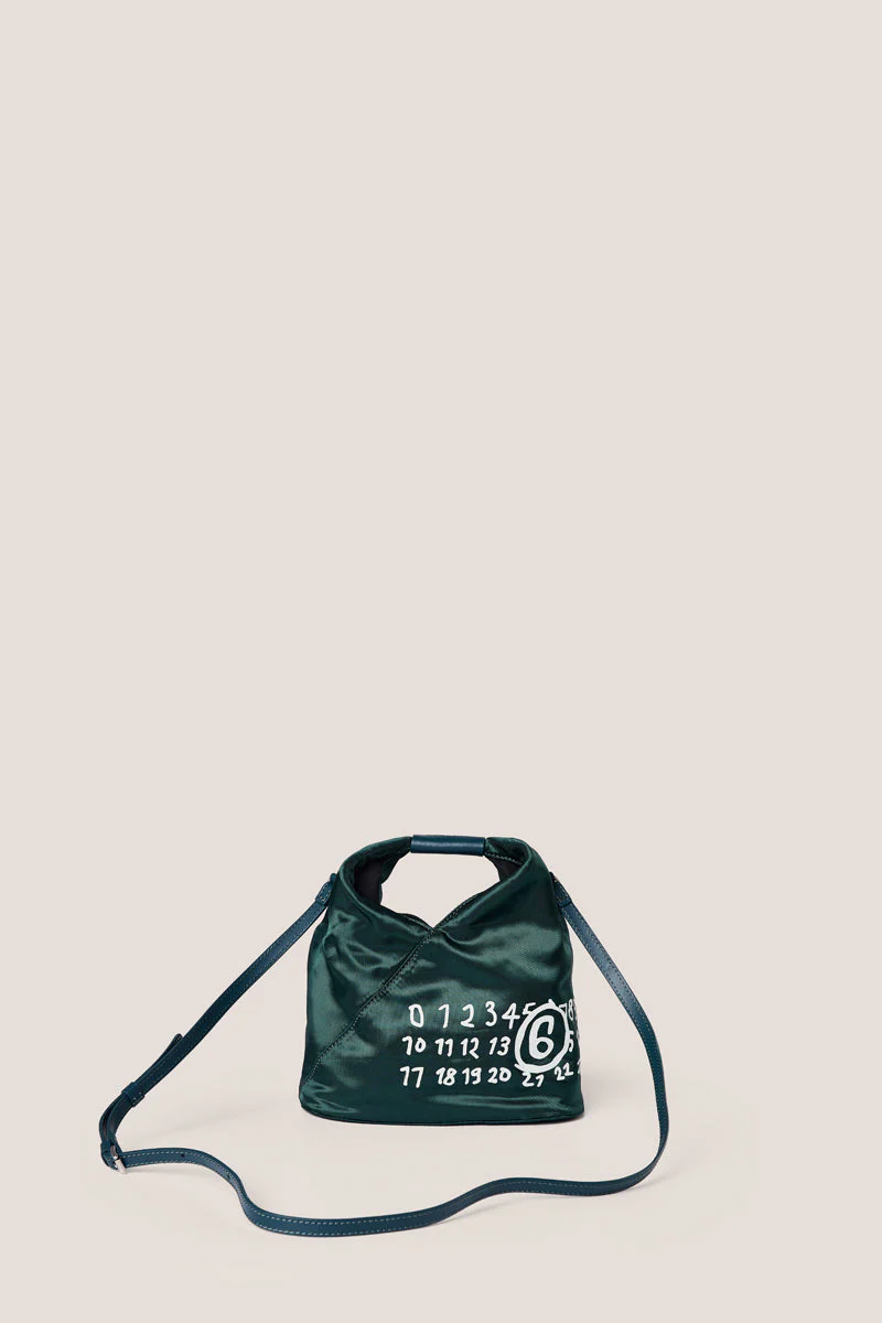 MM6 Maison Margiela Japanese Logo-print Crossbody Bag - Forest Green - Image 5