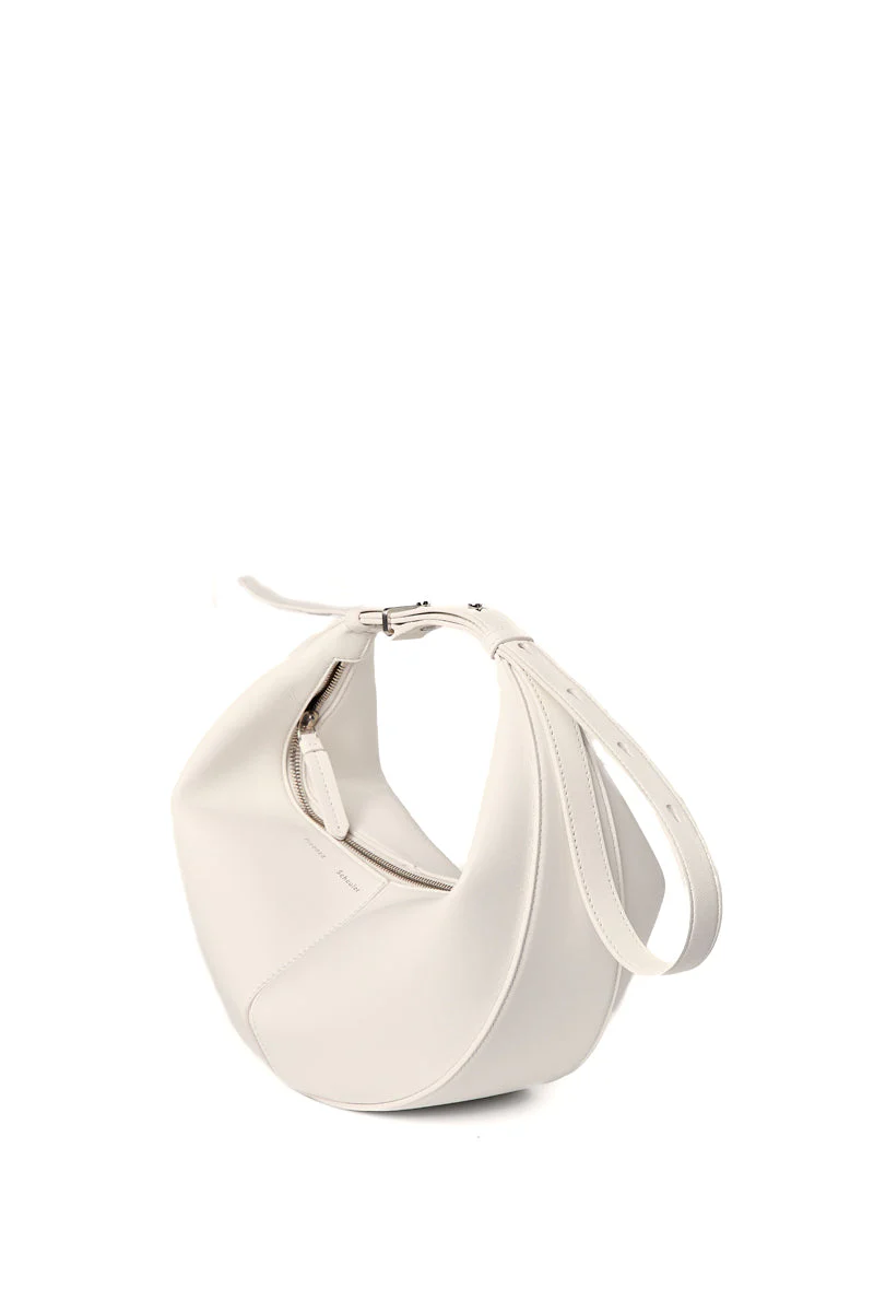 Proenza Schouler Slide Leather Shoulder Bag - White - Image 3